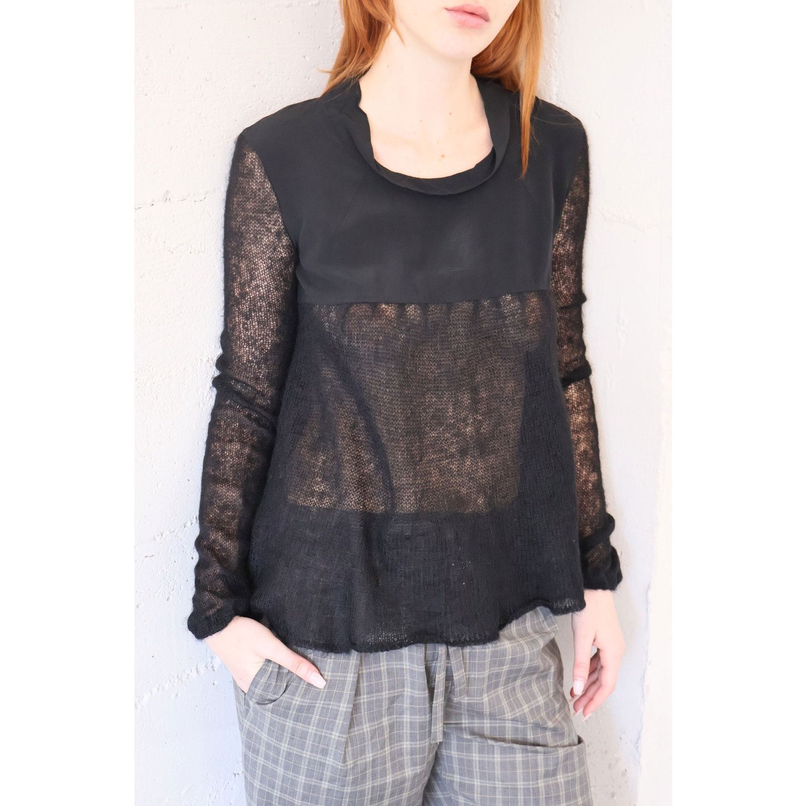 Miu Miu Vintage MIU MIU Y2K Mohair + Silk Knit Sweater Size M / US 6-8 / IT 42-44 - 3 Thumbnail
