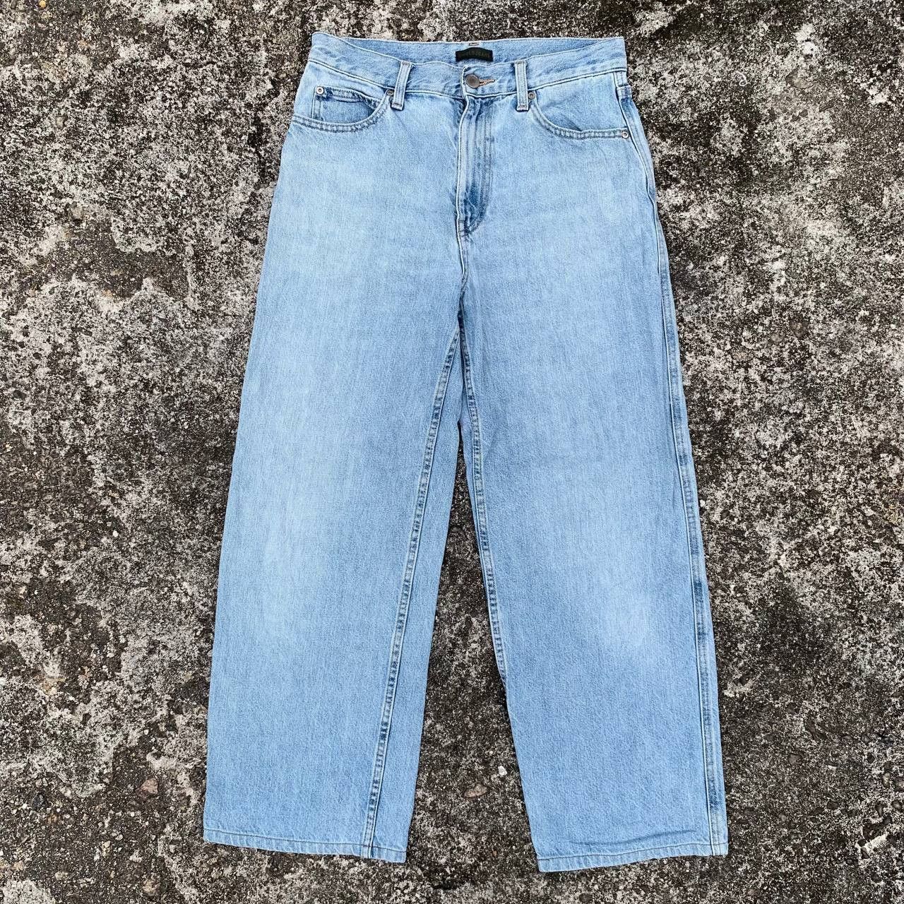 Women Uniqlo Wide Straight Jeans Fabric By Kaihara