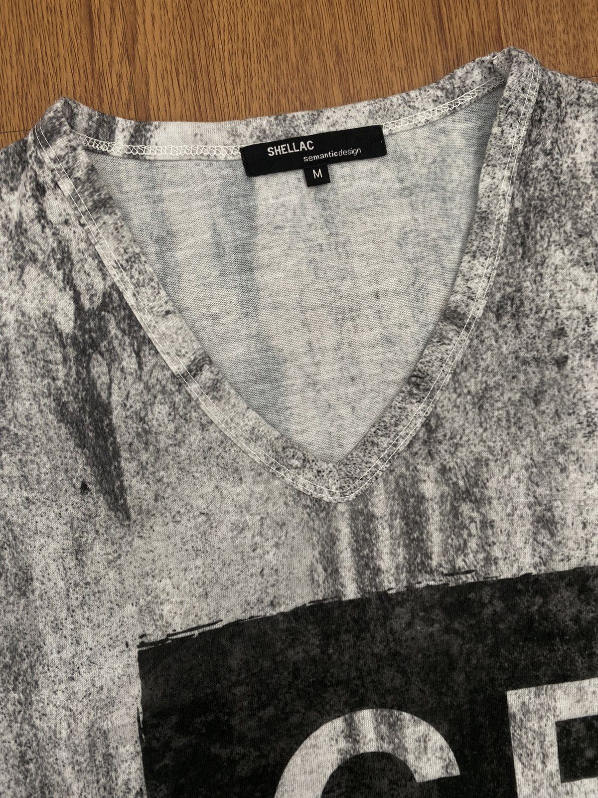 Shellac Shellac x Semantic Design GRUNGE t-shirt Size US M / EU 48-50 / 2 - 5 Thumbnail