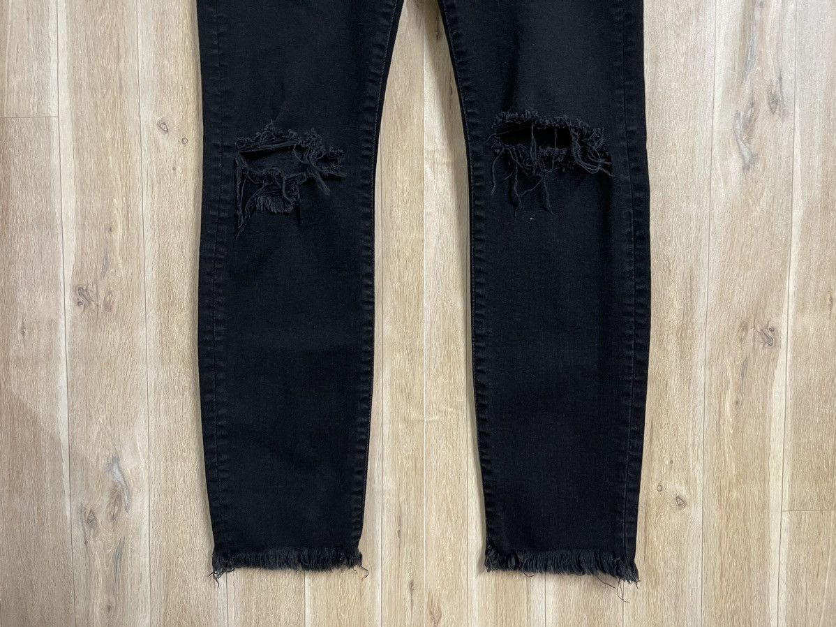 Hysteric Glamour × Japanese Brand Hysteric Glamour Black Skinny Jeans W30 L37 Distressed Punk Size US 30 / EU 46 - 3 Thumbnail