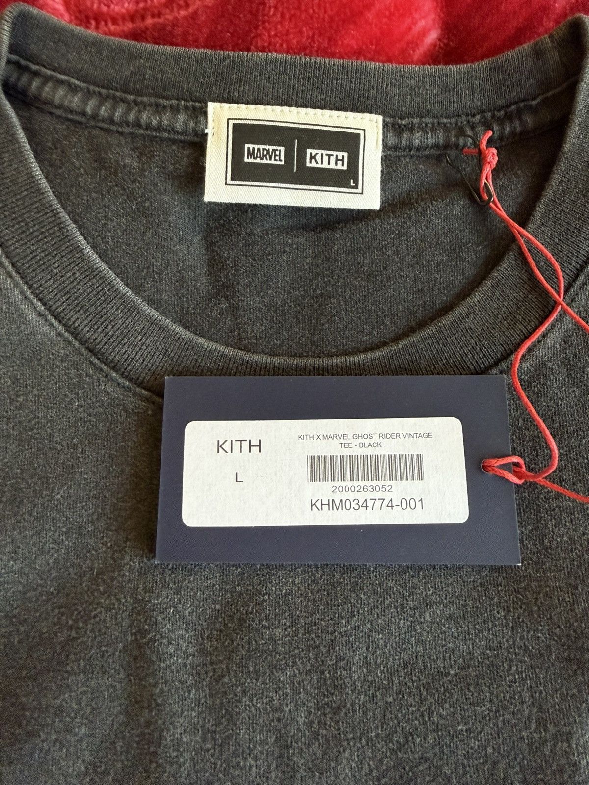 Kith × Marvel Comics Kith For Marvel Ghost Rider Vintage Tee Black Size Large Size US L / EU 52-54 / 3 - 2 Thumbnail