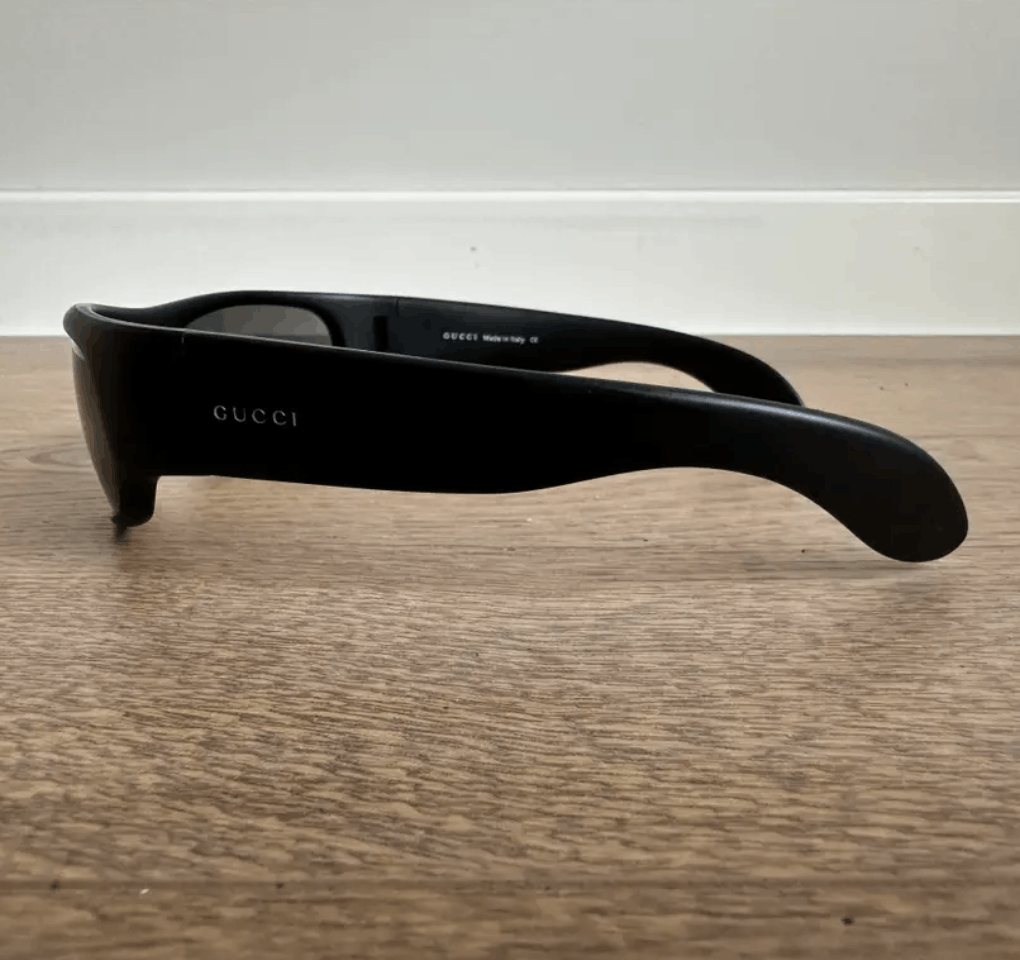 Gucci Gucci Sunglasses Mask Shield Sport Bike Pop Vintage Size ONE SIZE - 3 Thumbnail