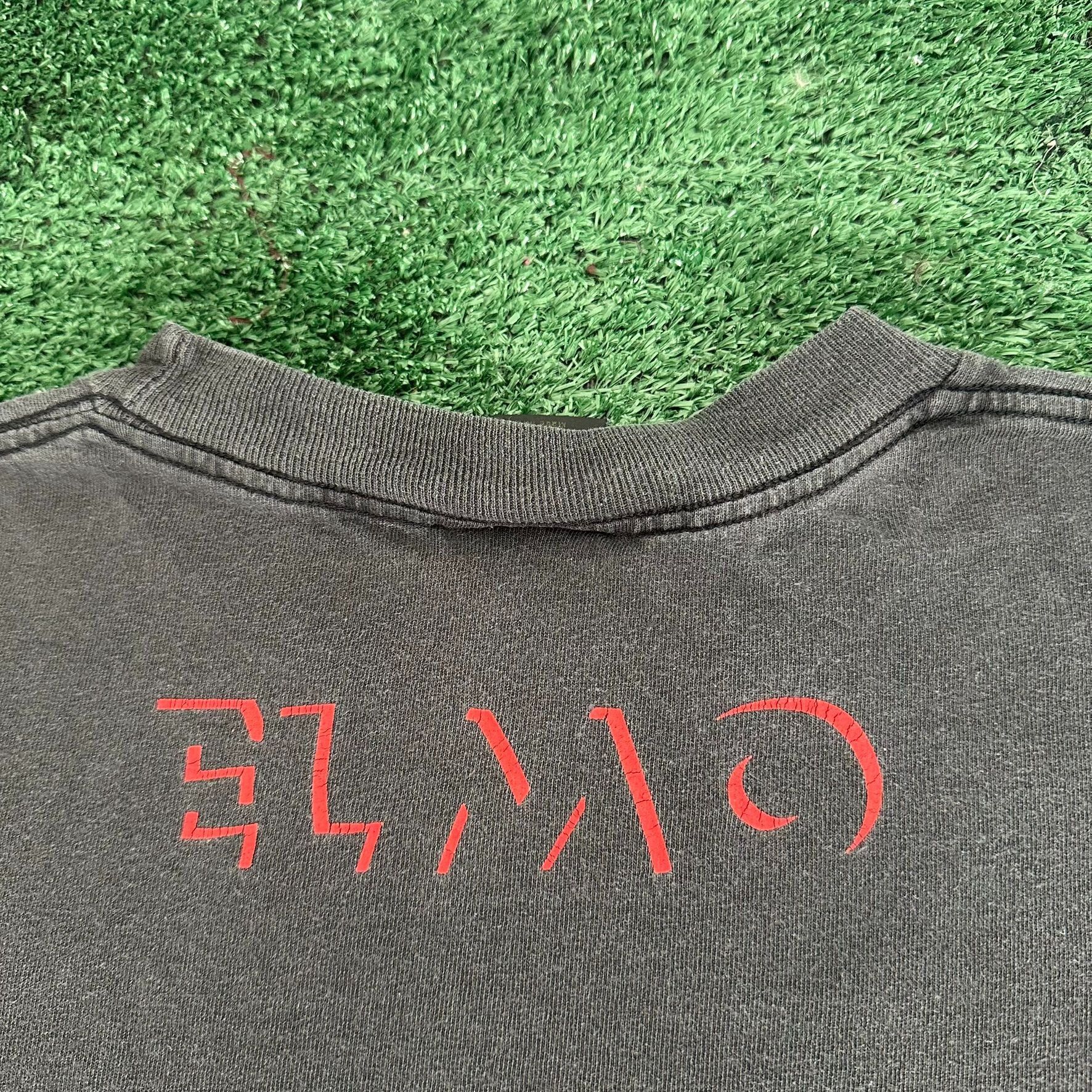 Changes Vintage 90s Elmo Shadow Big Print T-Shirt Single Stitch Grun Size US S / EU 44-46 / 1 - 7 Thumbnail