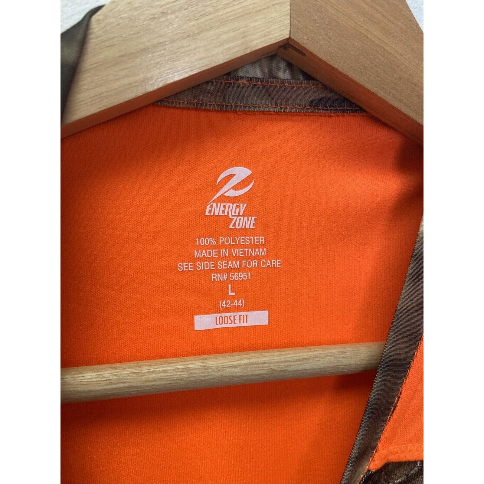 Other Energy Zone Camouflage Orange Mens T-Shirt Size Large Size US L / EU 52-54 / 3 - 3 Thumbnail