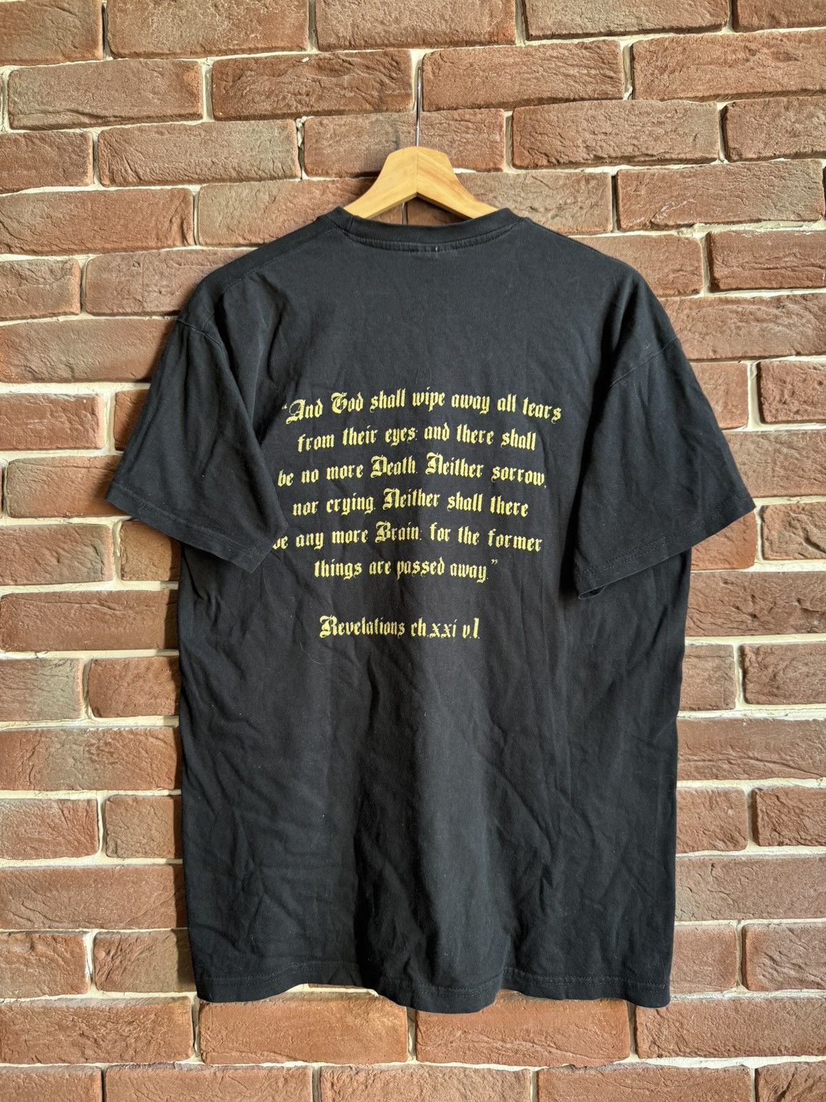 Band Tees Vintage 00s Iron Maiden Piece Of Mind Washed Metal Band Tee Size US L / EU 52-54 / 3 - 2 Thumbnail