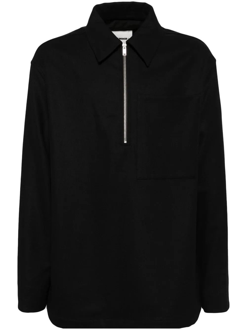 Jil Sander o1mt1gz0426 Sweatshirt in Black Size US M / EU 48-50 / 2 - 1 Thumbnail