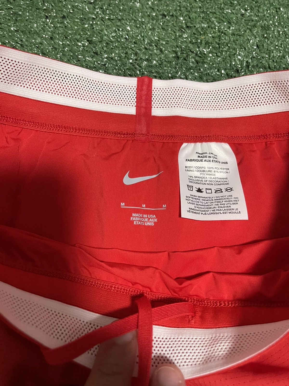 Nike Nike Pro Elite 2" Brief-Lined Running Shorts Red Men Med Size US 30 / EU 46 - 2 Thumbnail