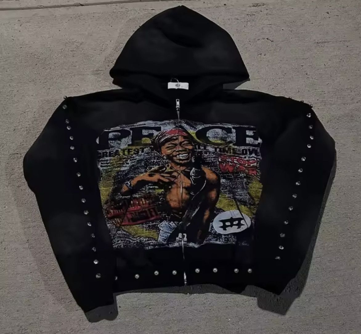 Other High Street Fashion Punk Y2K Retro Aesthetic Pattern Hoodies Size US M / EU 48-50 / 2 - 1 Thumbnail