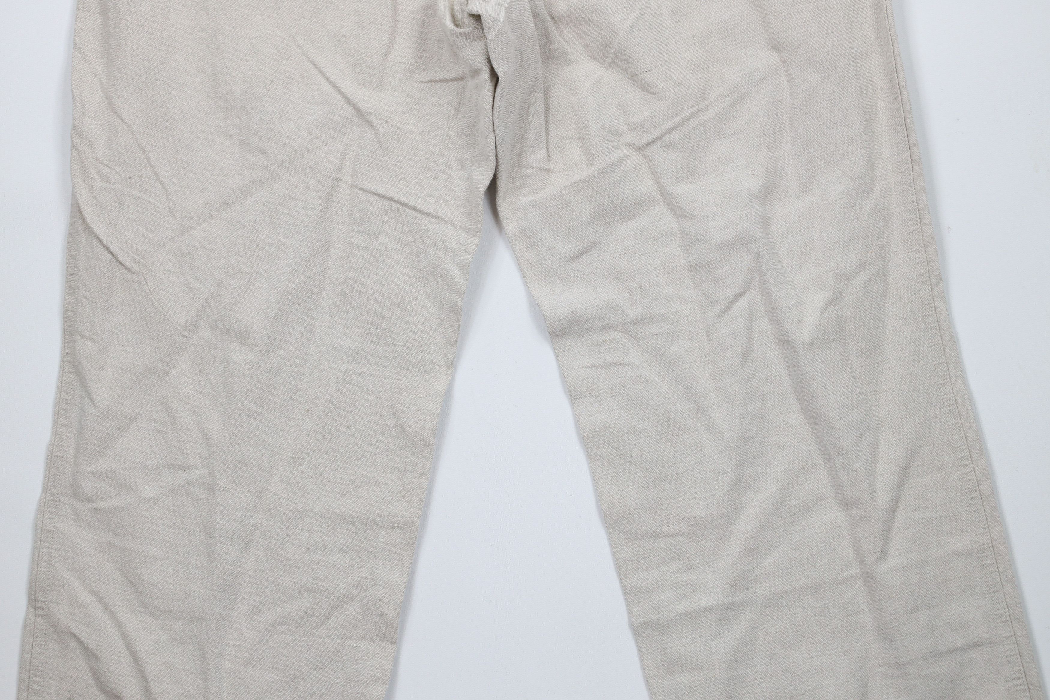 Vintage Vintage 90s Streetwear Blend Wide Leg Harem Pants Beige Size US 32 / EU 48 - 13 Thumbnail