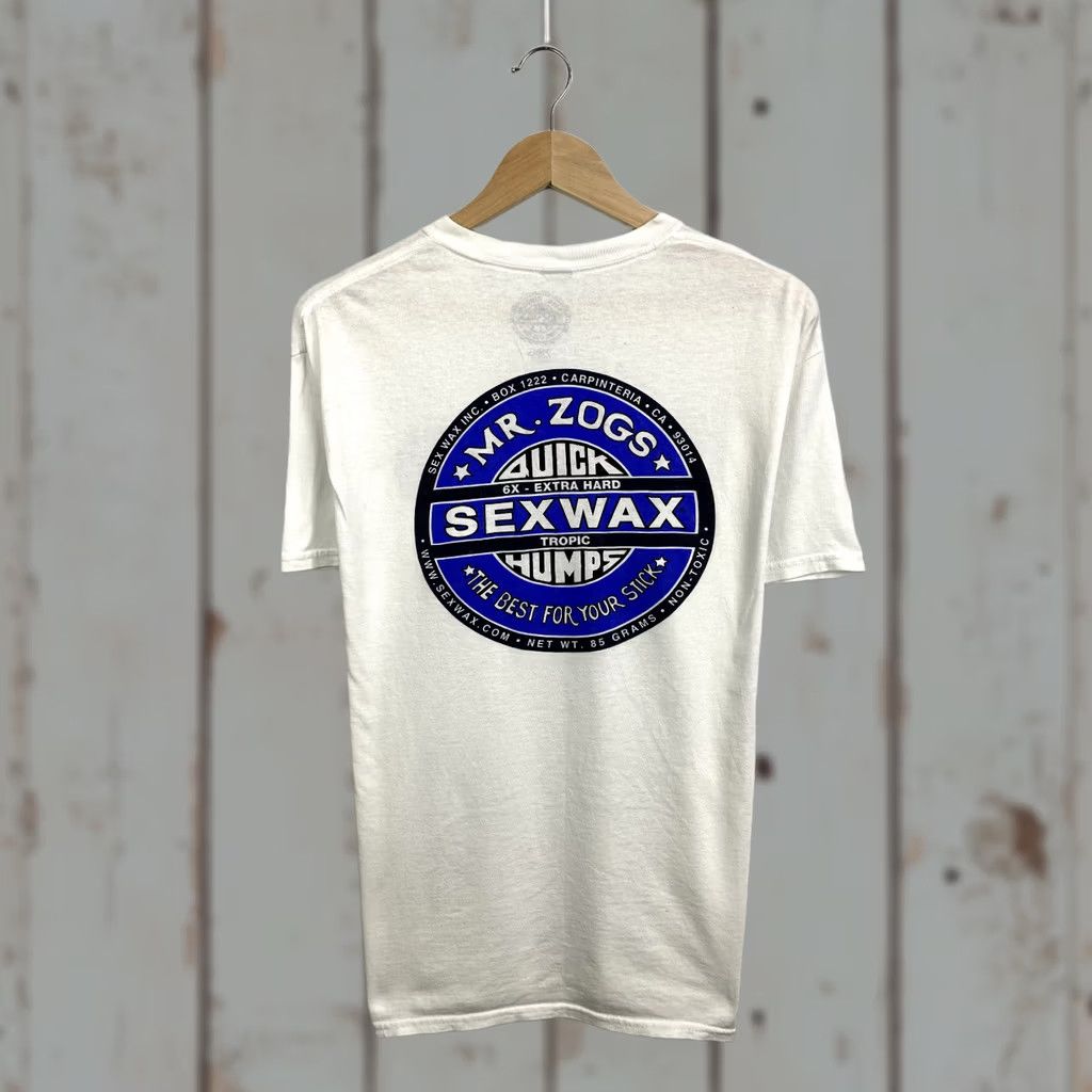 Gildan VINTAGE 90S Mr Zogs SEX WAX Surfboards Skate T Shirt rare L White Mens T-Shirt Size US L / EU 52-54 / 3 - 1 Thumbnail