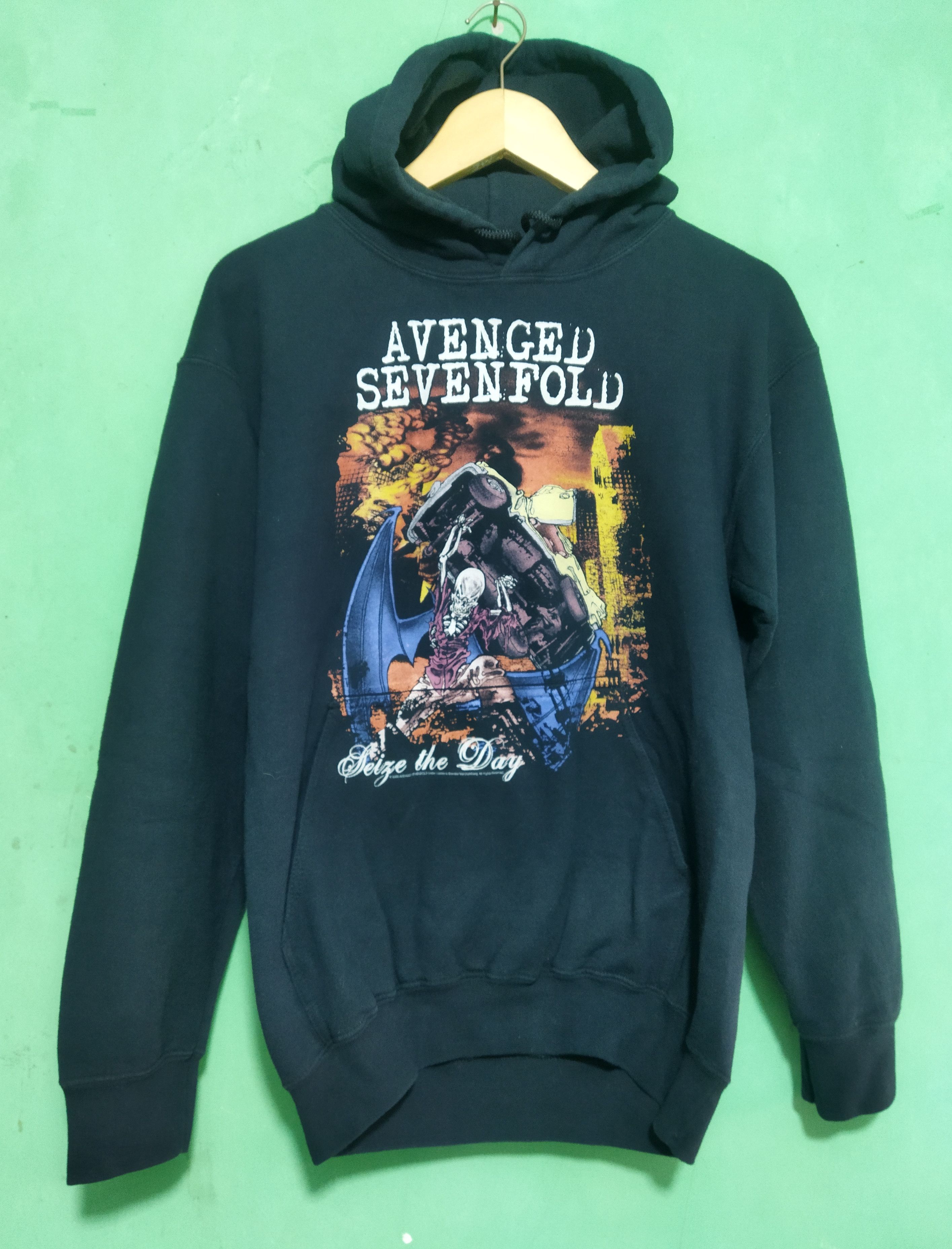 Band Tees AVENGED SEVENFOLD - seize the day ( hoodie) Size US S / EU 44-46 / 1 - 1 Thumbnail