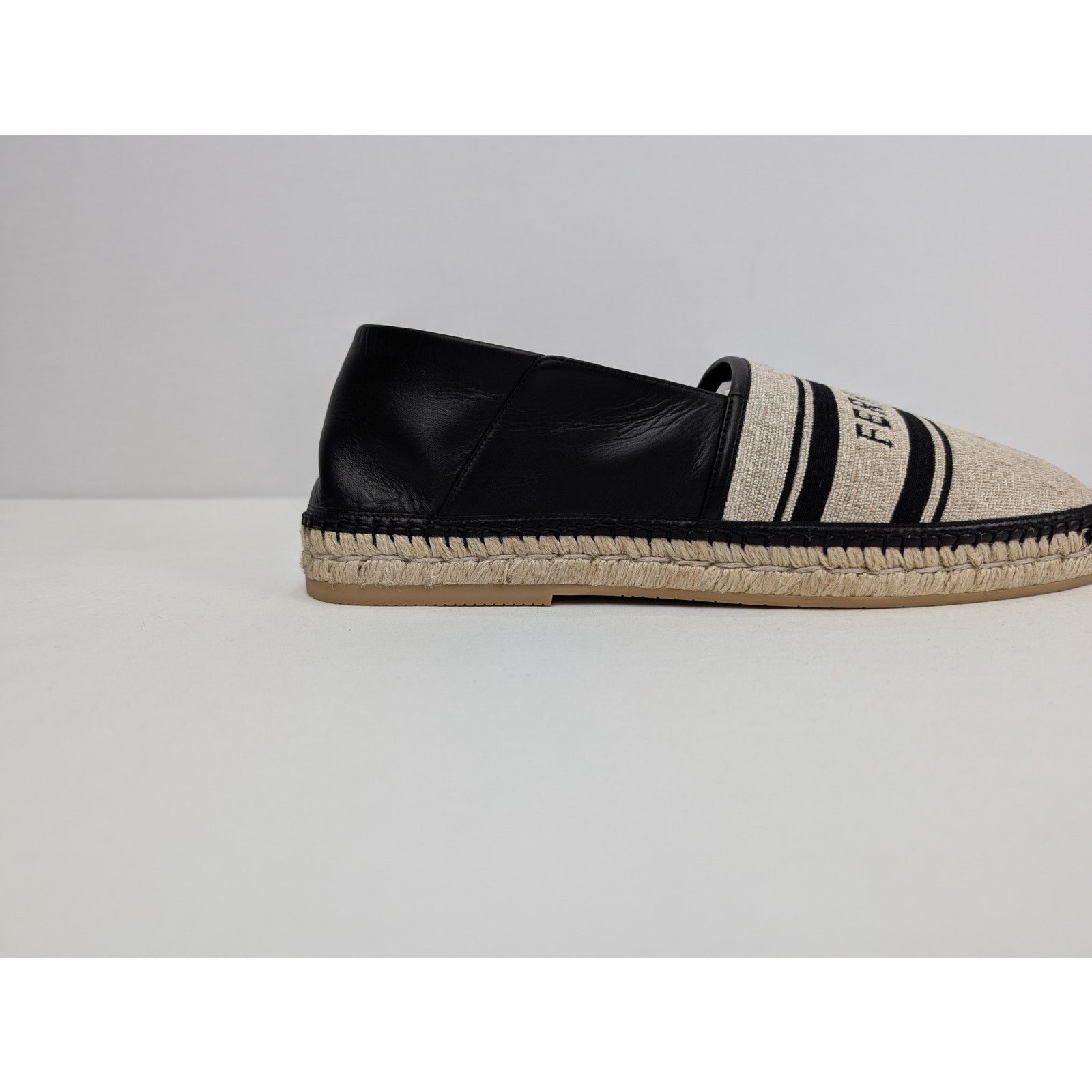 Salvatore Ferragamo o1rshd1 Jacquard canvas espadrilles shoe in multicolor Size US 12 / EU 45 - 4 Thumbnail