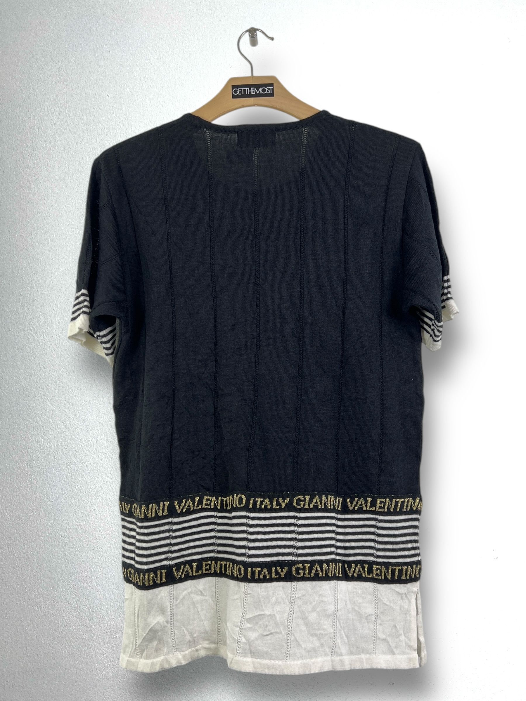 Gianni Valentino Vintage Gianni Valentino Knit Blouse (L) GTMPT909 Size L / US 10 / IT 46 - 8 Thumbnail