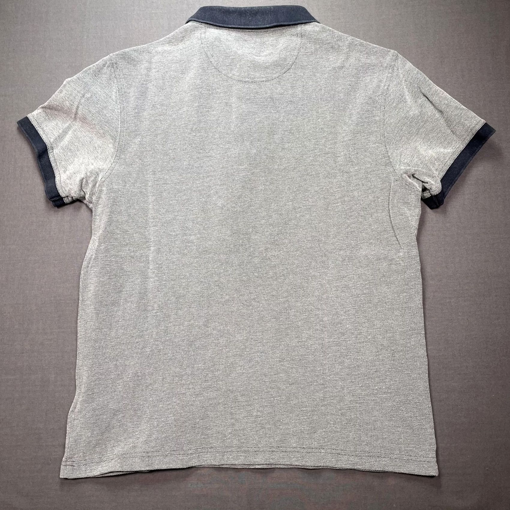 Barbour Barbour Polo Shirt Mens Medium Gray Contrast Collar Cotton Logo Short Sleeve Size US M / EU 48-50 / 2 - 6 Thumbnail