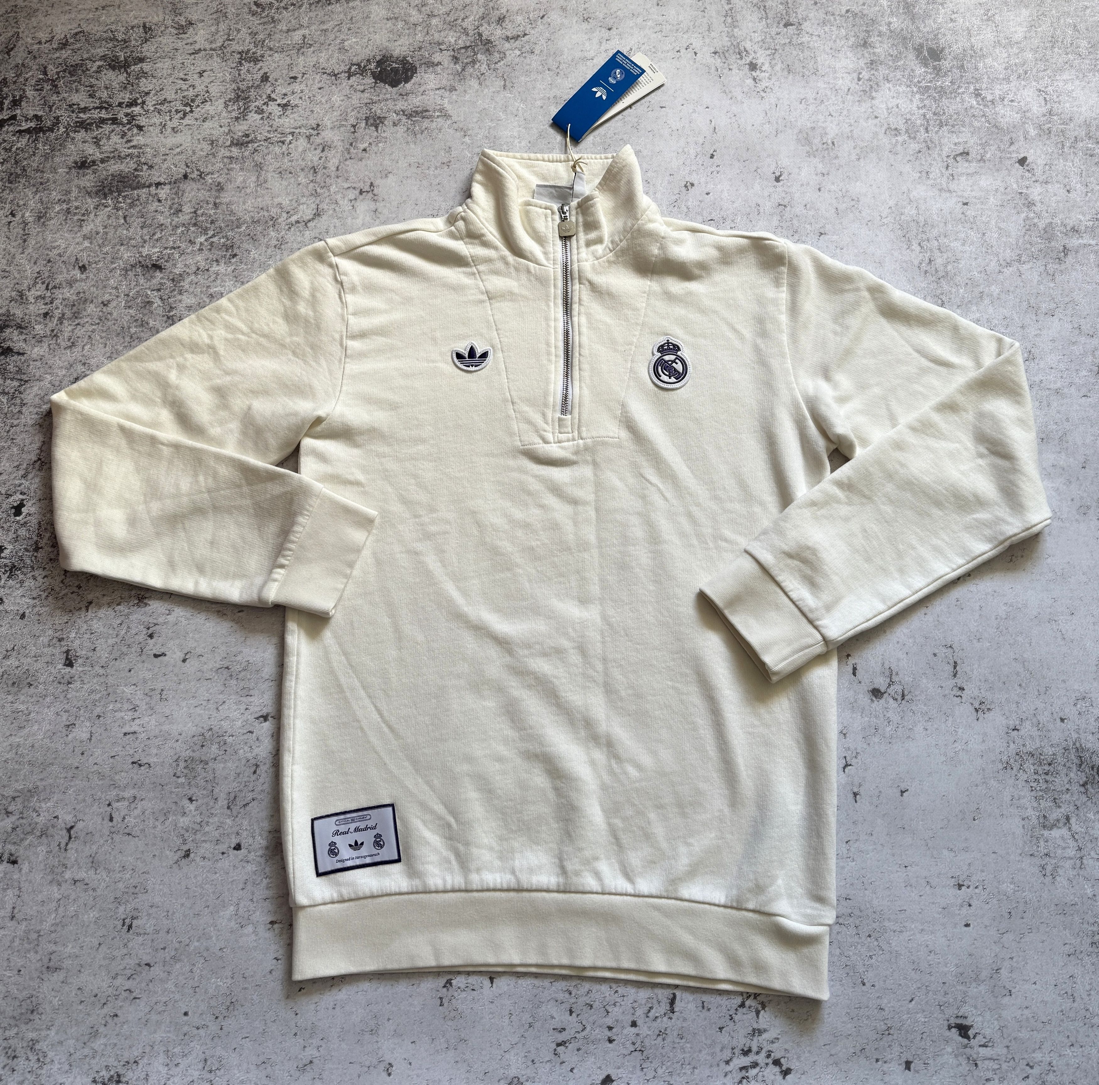 Adidas adidas Real Madrid Terrace Icons Half-Zip Top JF2574 S Size US S / EU 44-46 / 1 - 1 Thumbnail