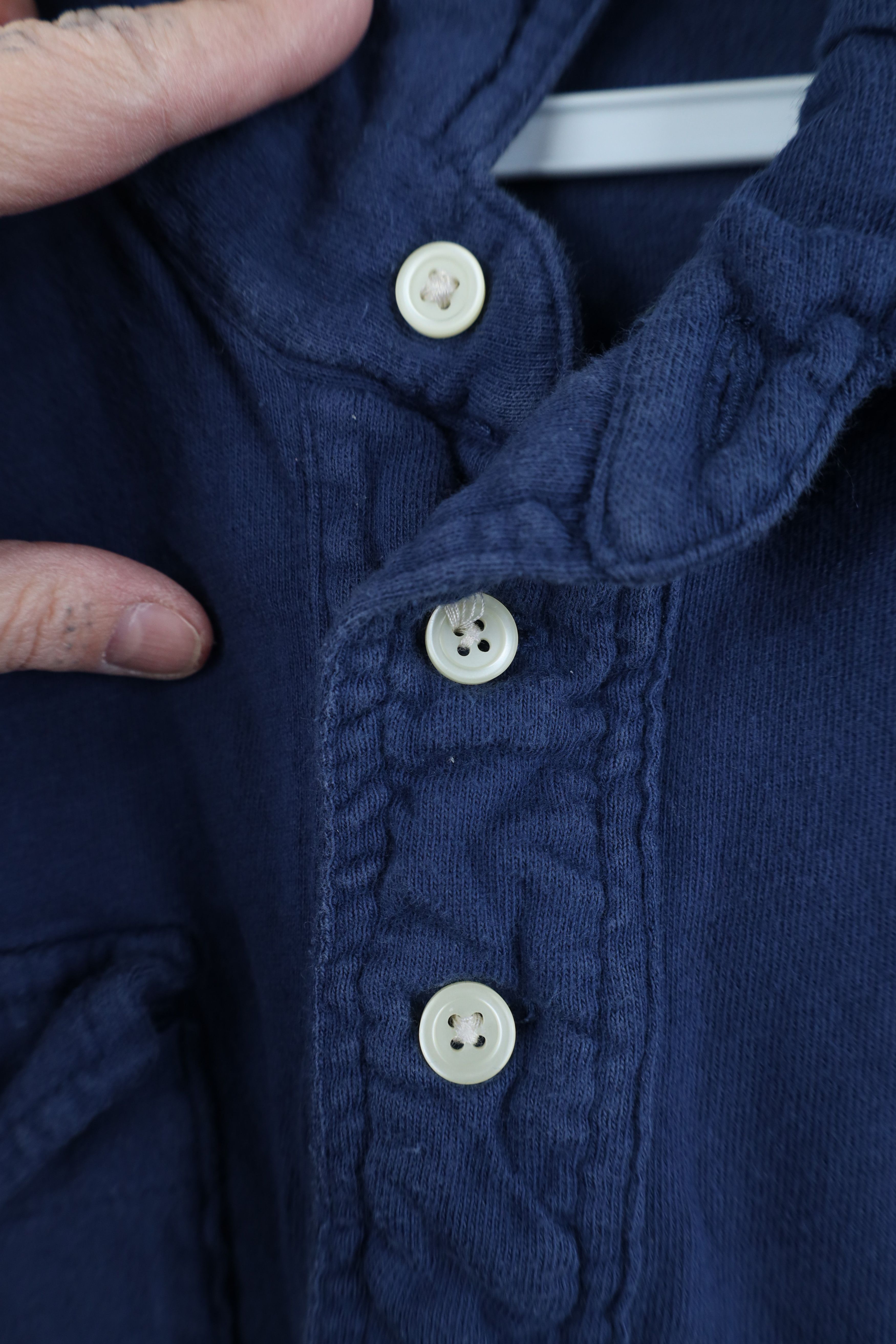 Abercrombie & Fitch Vintage 90s Y2K Abercrombie & Fitch Knit Polo Shirt Blue Size US XL / EU 56 / 4 - 5 Thumbnail