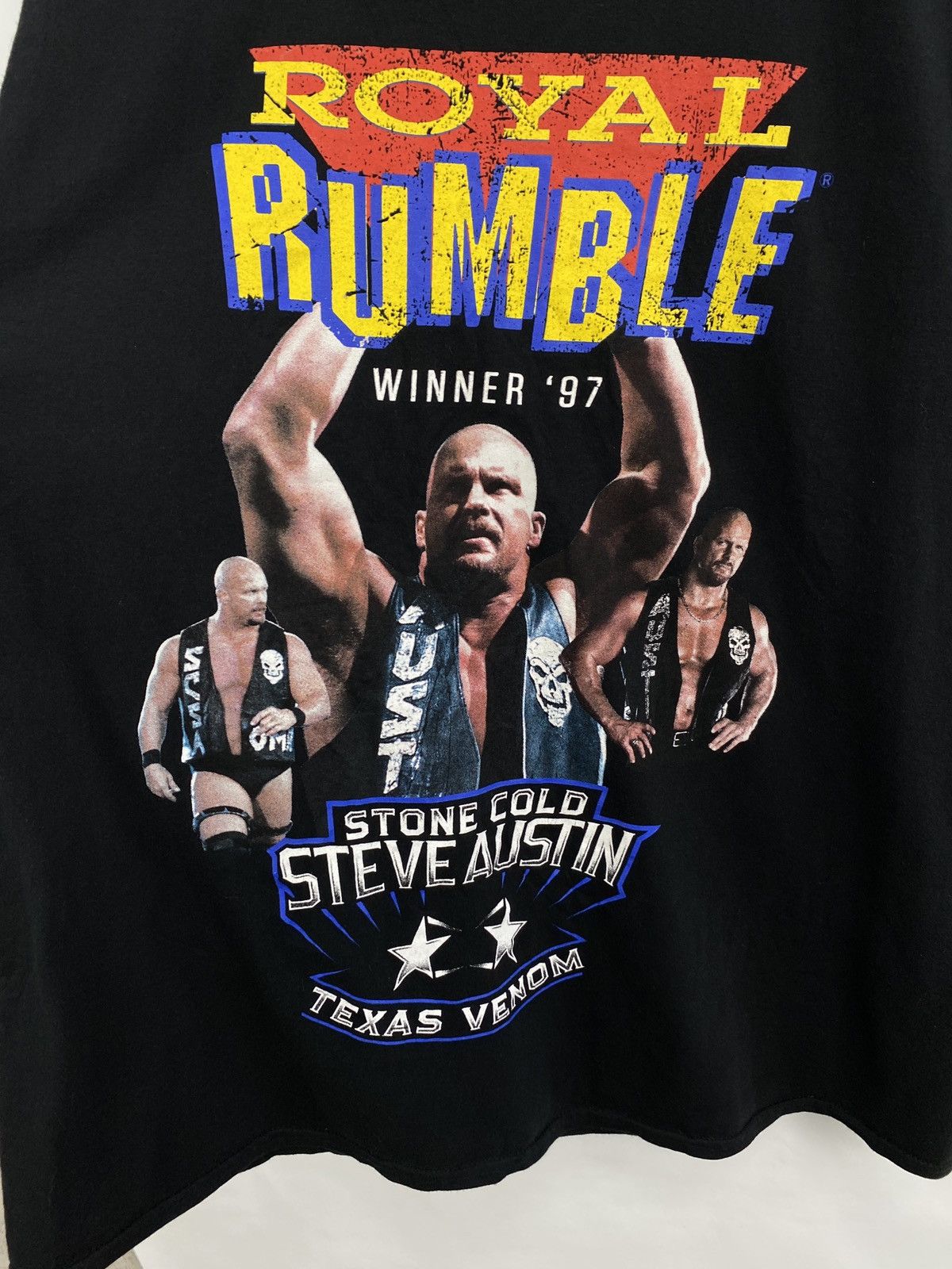 WWE 💀 Stone Cold Steve Austin WWE Wrestling T-Shirt Size US L / EU 52-54 / 3 - 4 Thumbnail