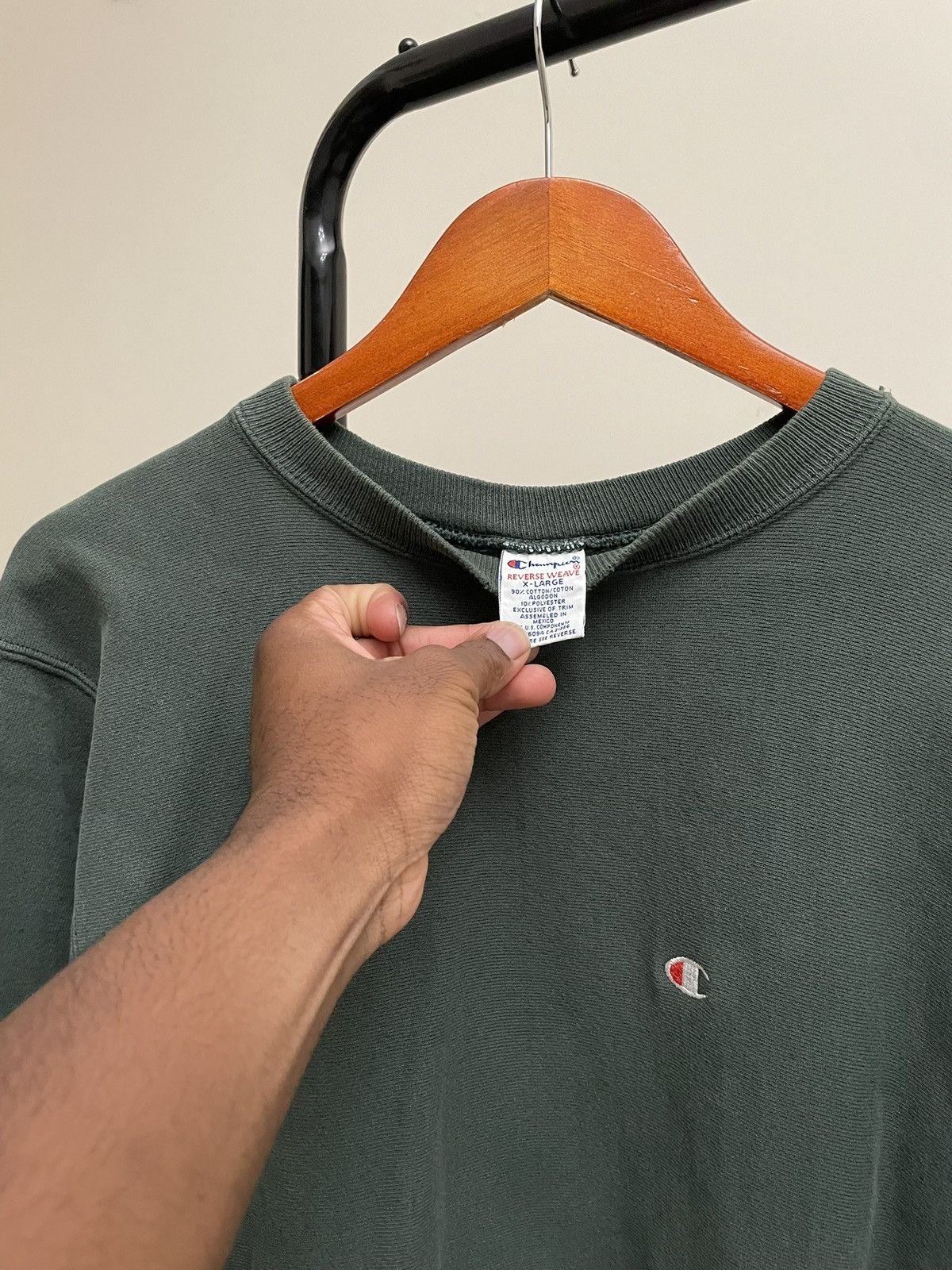 Vintage Vintage 90s Y2K Champion Reverse Weave Sweatshirt Collegiate Size US M / EU 48-50 / 2 - 3 Thumbnail