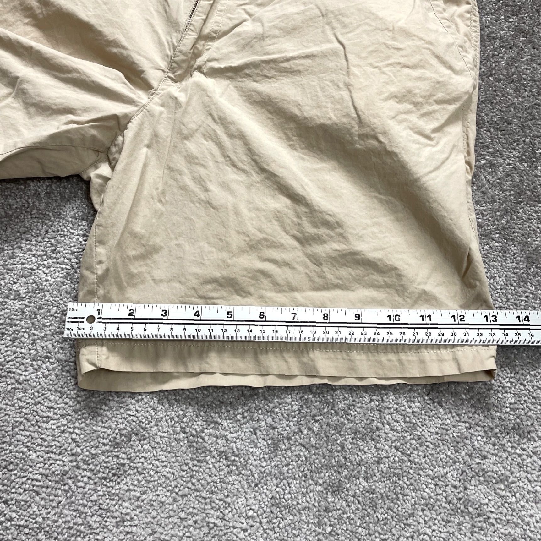 Vintage Columbia Chino Shorts Mens 38 Beige Cotton Flat Front Pocket Casual Outdoor Size US 38 / EU 54 - 7 Thumbnail