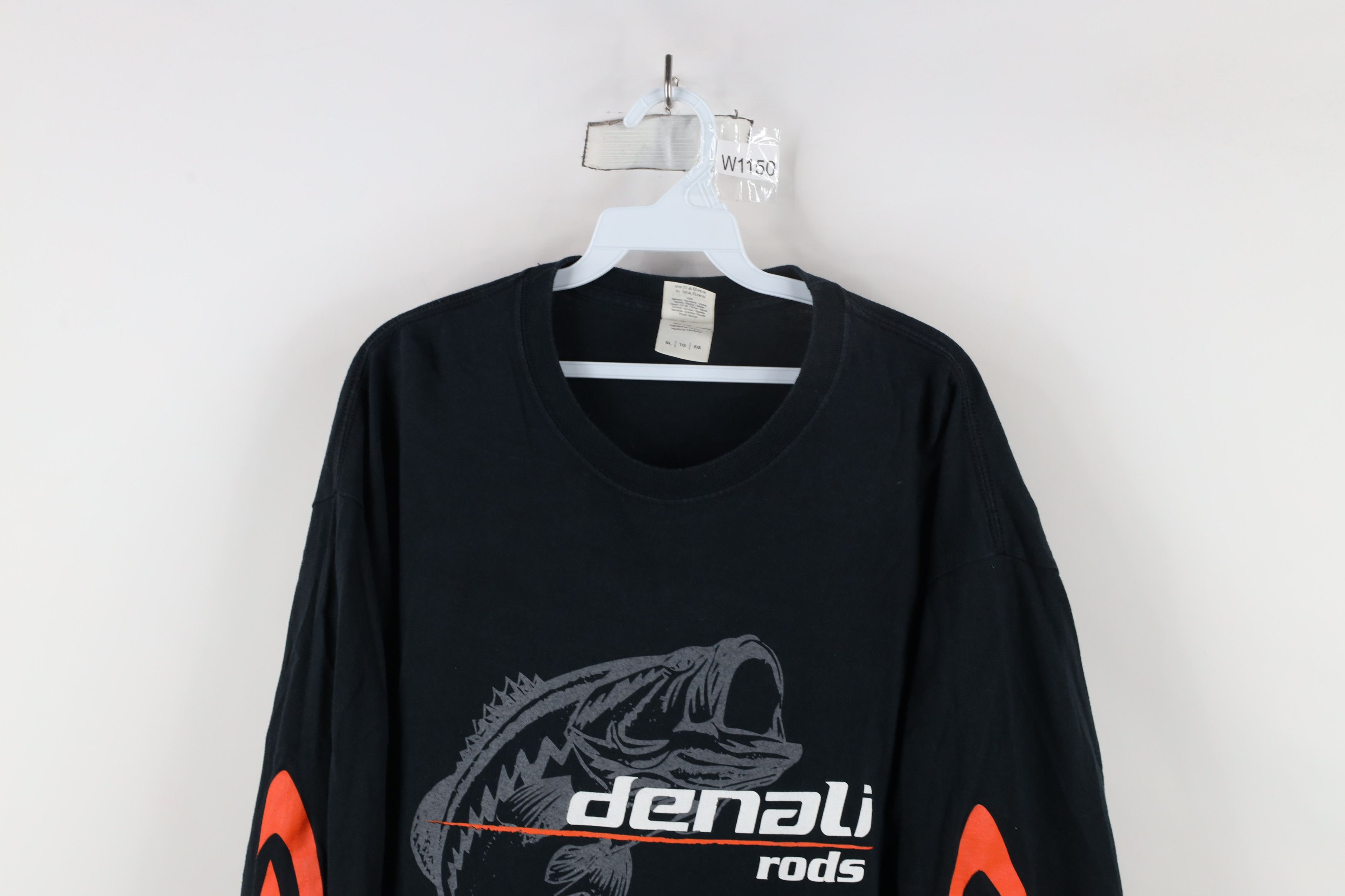 Vintage Vintage Spell Denali Rods Fishing Long Sleeve T-Shirt Black Size US XL / EU 56 / 4 - 2 Thumbnail