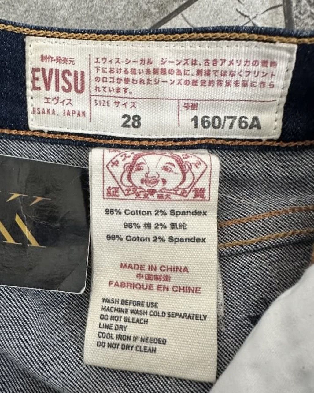 Evisu 2000s Vintage Evisu Daicock Big Logo Selvedge Japan Denim Size US 28 / EU 44 - 6 Thumbnail