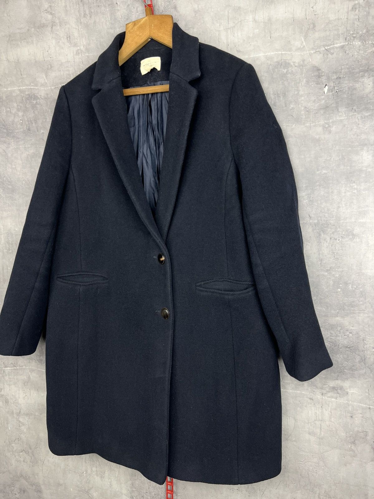 Sezane Sezane MANTEAU JOHNSON coat wool Blue Size 44 Size M / US 6-8 / IT 42-44 - 2 Thumbnail