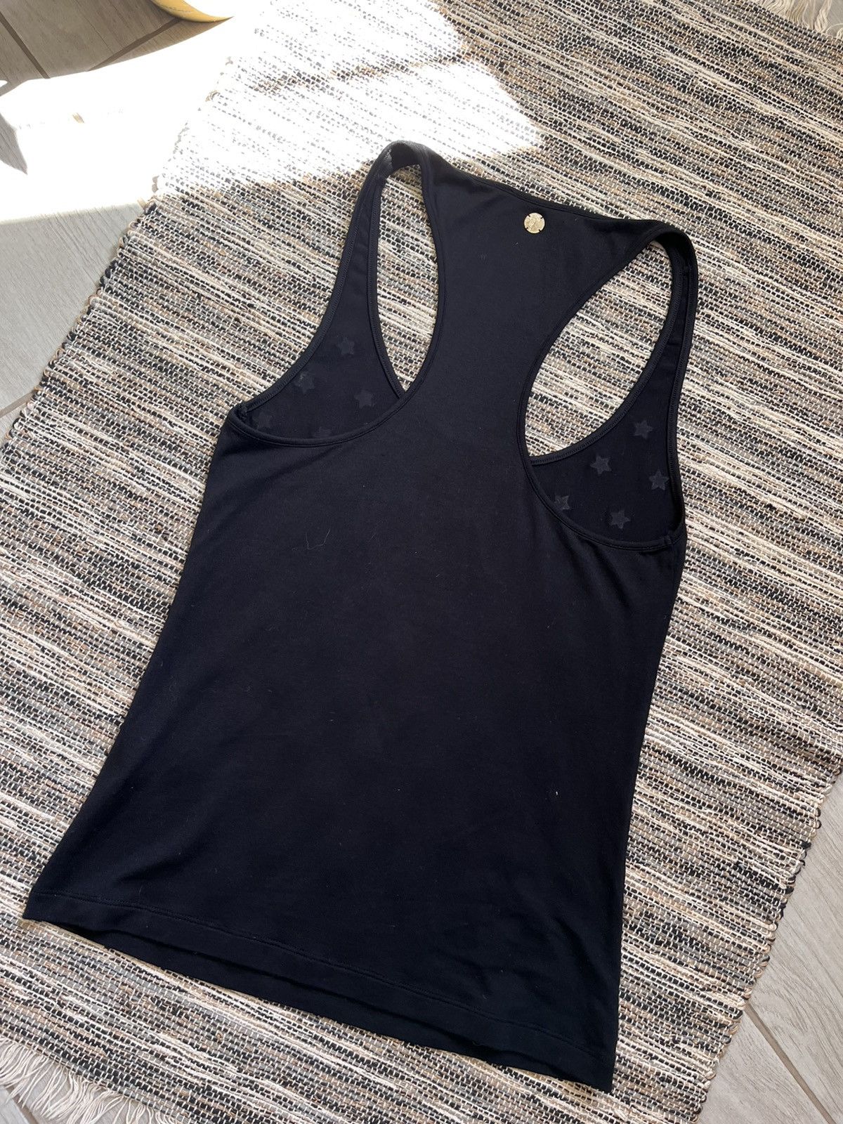 Versace Luxury Versace Collection Tank Top TShirt Black Star Logo Size S / US 4 / IT 40 - 4 Thumbnail