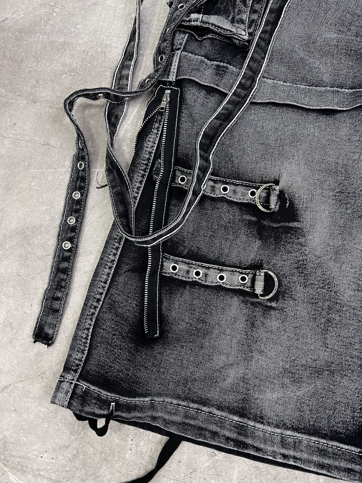 Tripp NYC Tripp NYC X-strap denim pants y2k gothic hype Style Size US 32 / EU 48 - 6 Thumbnail