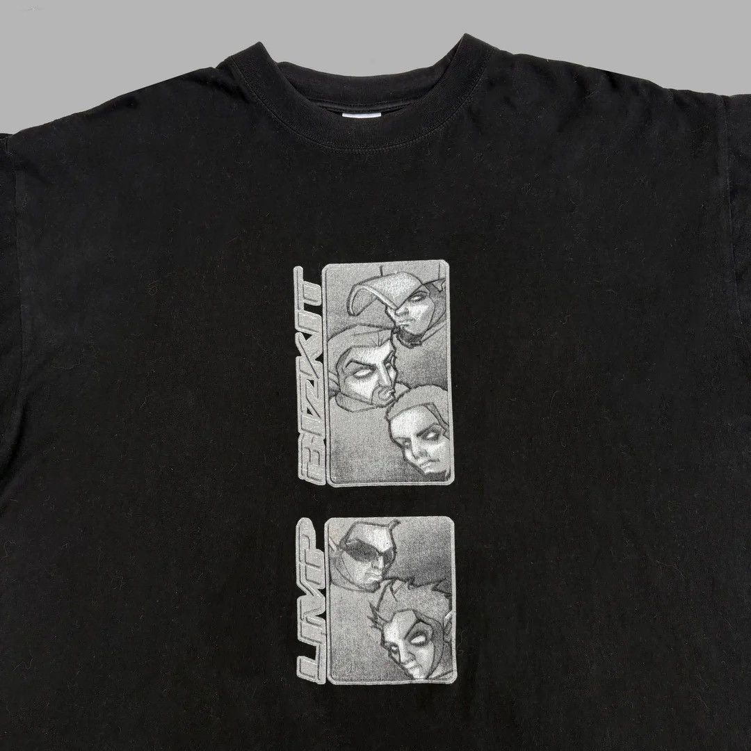 Band Tees × Vintage Limp Bizkit 1990 90s Vintage Band Concert Tour Metal T-Shirt Size US XL / EU 56 / 4 - 2 Thumbnail
