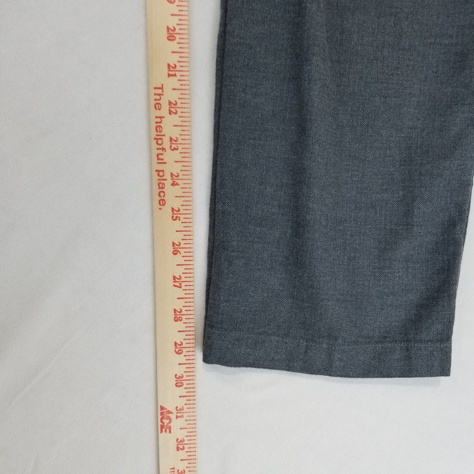 Banana Republic Banana Republic Kentfield Pants Mens 33x30 Herringbone Chino Size US 33 - 11 Thumbnail