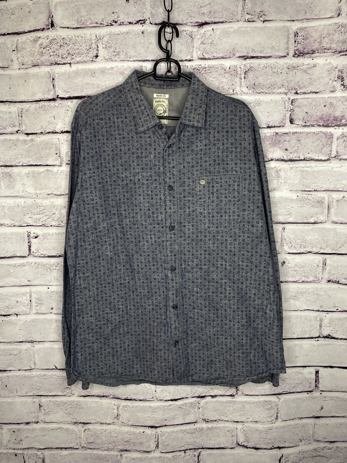 Diesel Mens Vintage Shirt Diesel Avant Garde Style Luxury Size US XL / EU 56 / 4 - 1 Thumbnail