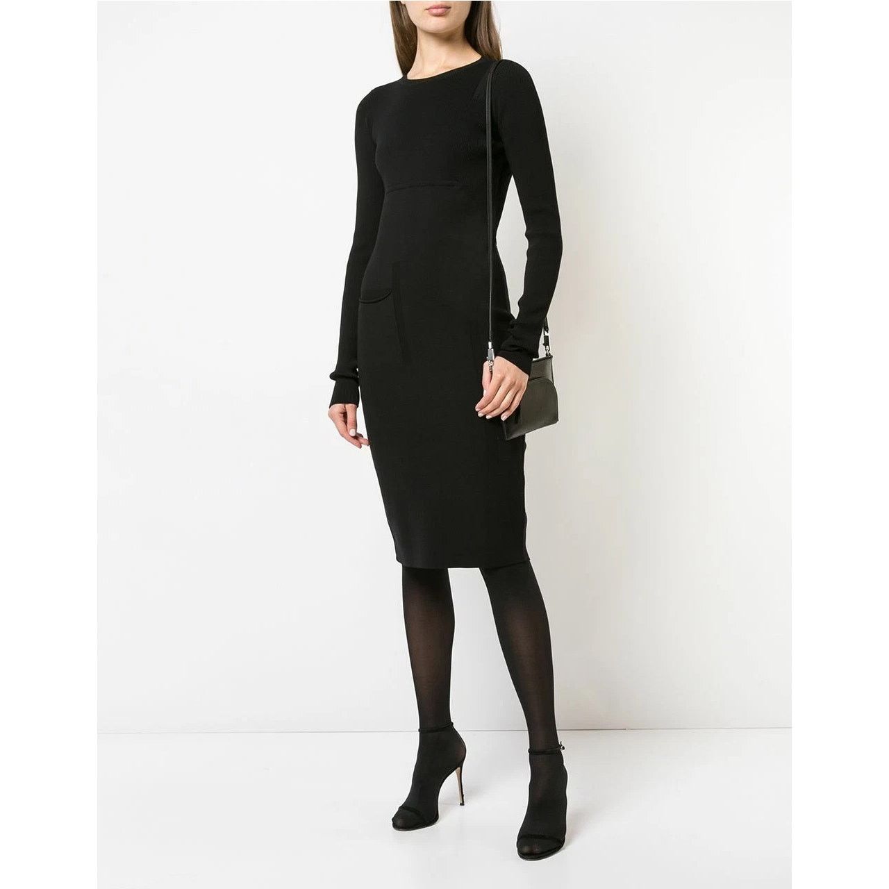 Rick Owens RICK OWENS Black Scarpa Pocket Dress Size M / US 6-8 / IT 42-44 - 1 Thumbnail