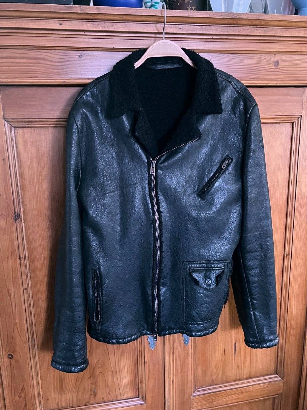Salvatore Santoro Salvatore Santoro Leather Jacket IT52 Size US L / EU 52-54 / 3 - 2 Thumbnail