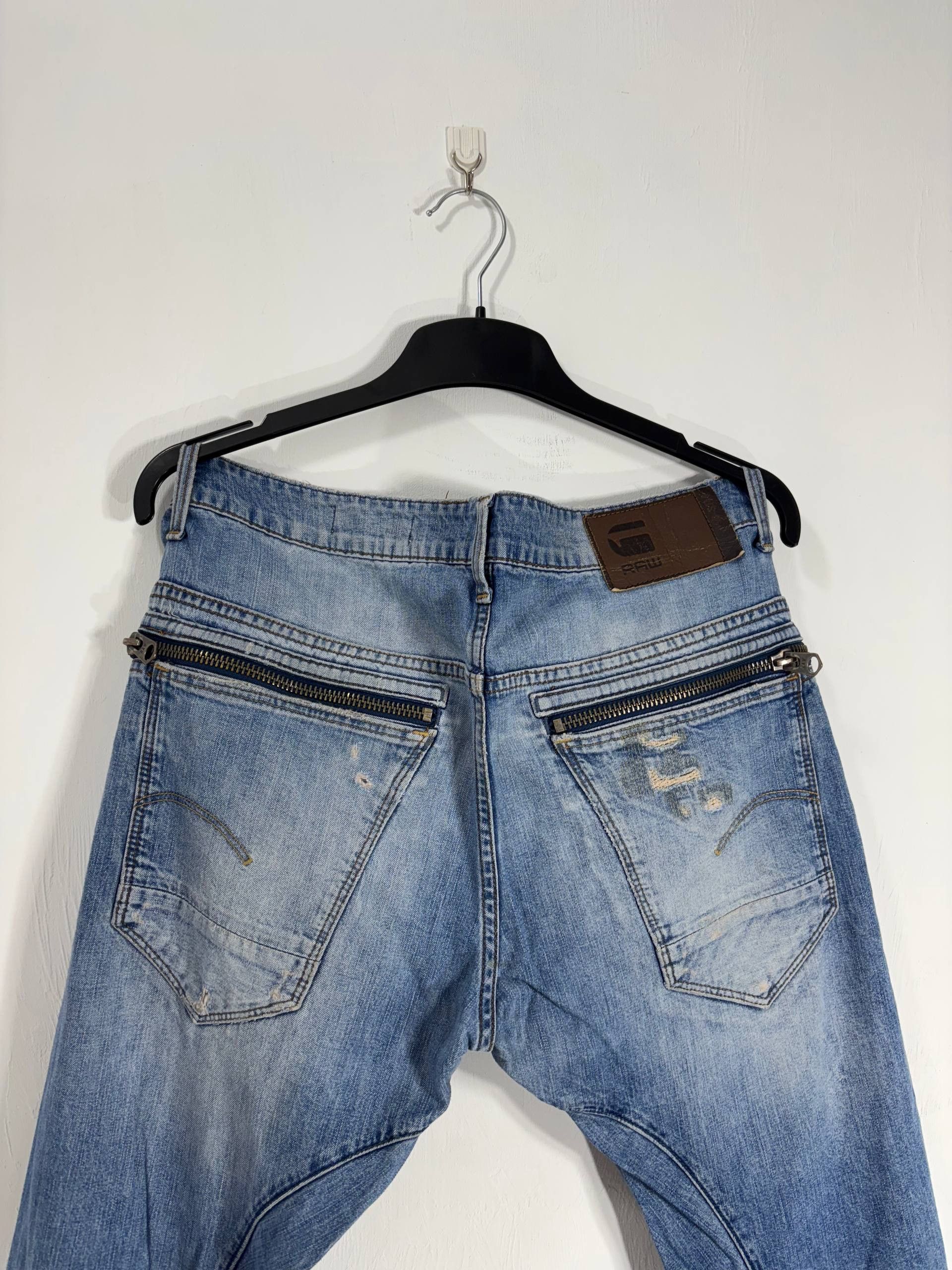 G-Star G-Star Arc Zip 3D Slim Biker Jeans W33 Size US 33 - 10 Thumbnail