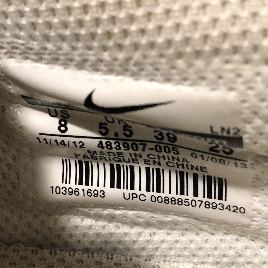 Nike 2012 Dunk NG Women’s Golf Shoes Cleats Size US 8 / IT 38 - 9 Thumbnail