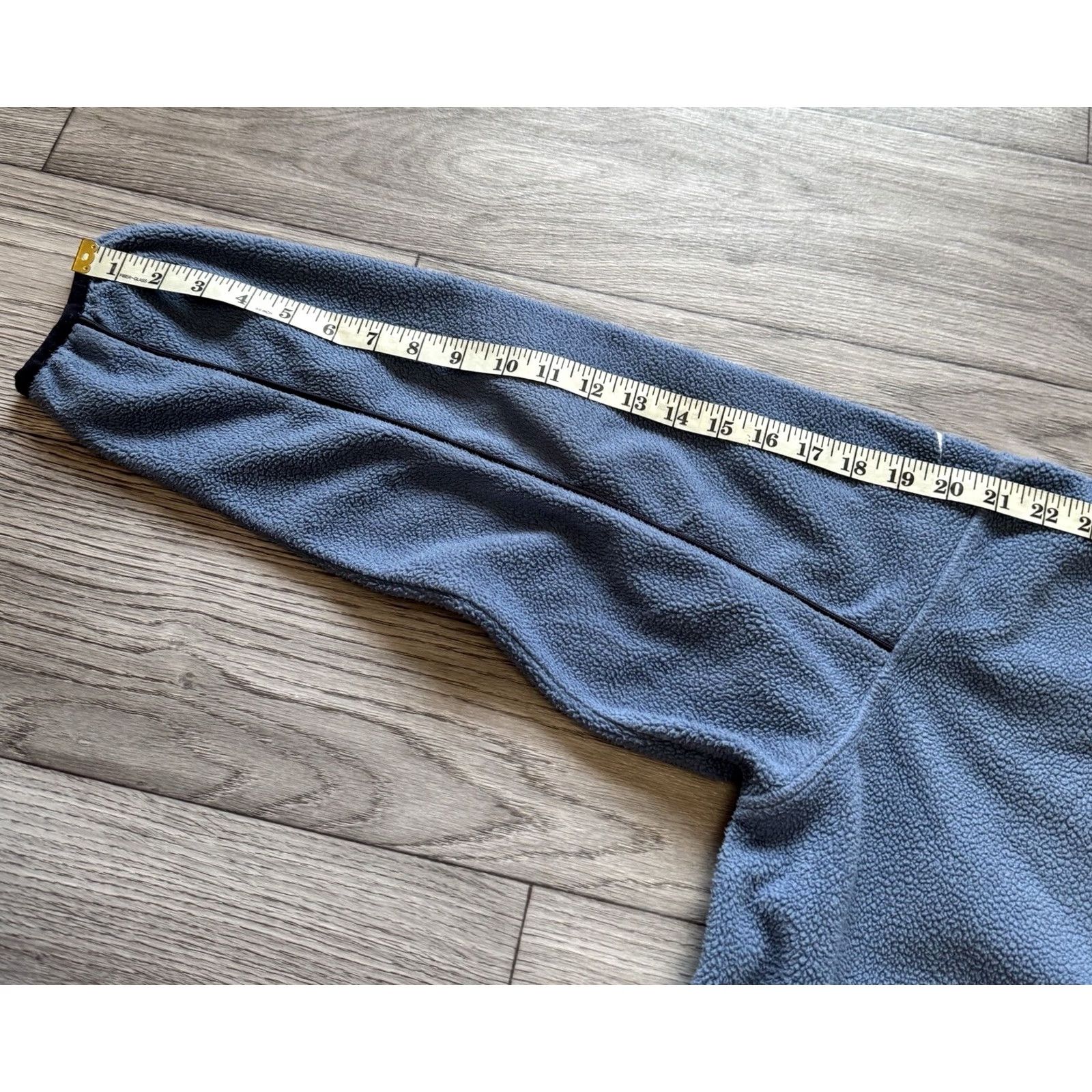 Nike VINTAGE Nike Fleece Pullover Womens M Blue 90s Sherpa Spellout Pullover Sweatshirt Womens Size M / US 6-8 / IT 42-44 - 4 Thumbnail