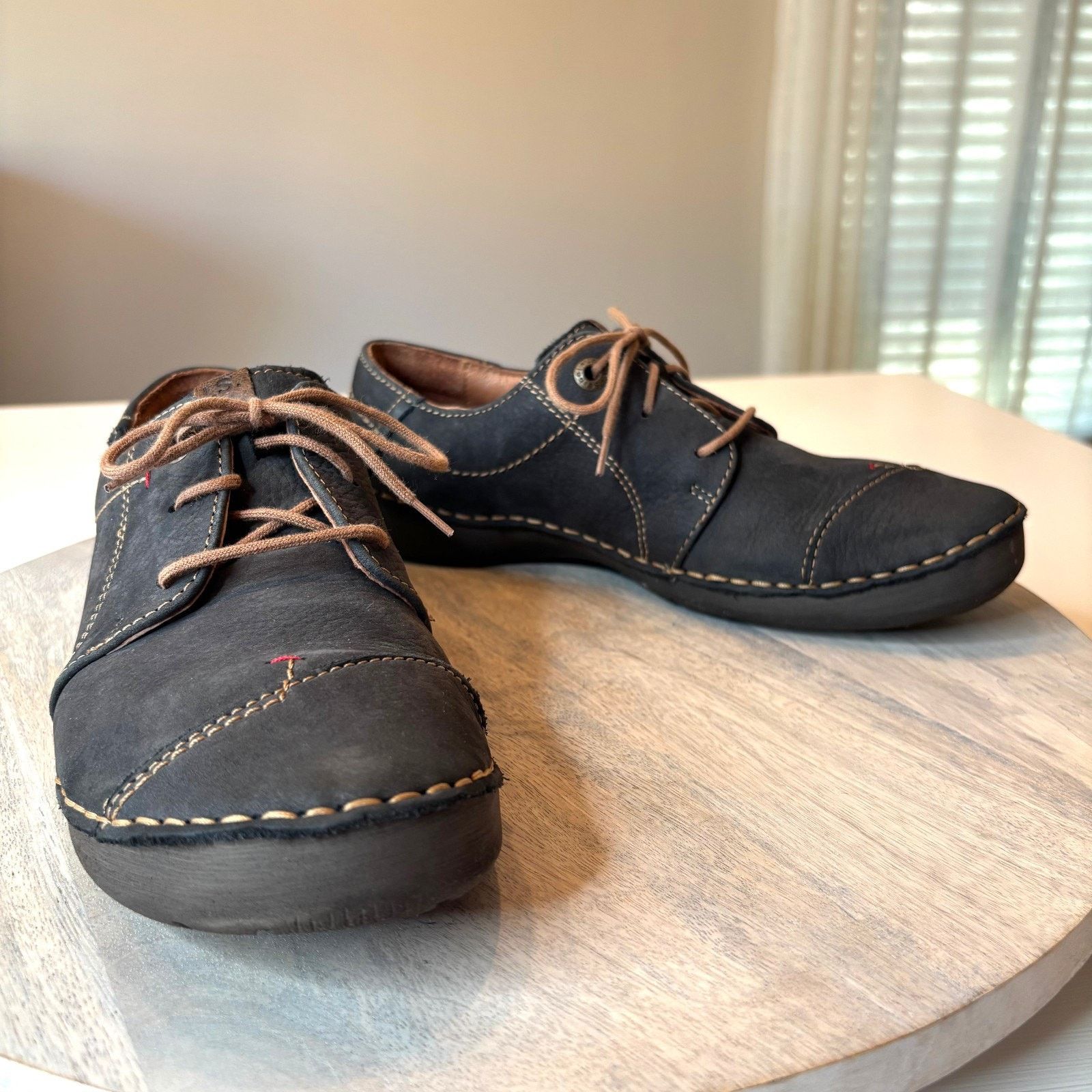 JOSEF SEIBAL Josef Seibel Rosalie Brown Leather Comfort Shoes Women's 9 Size US 9 / IT 39 - 1 Thumbnail