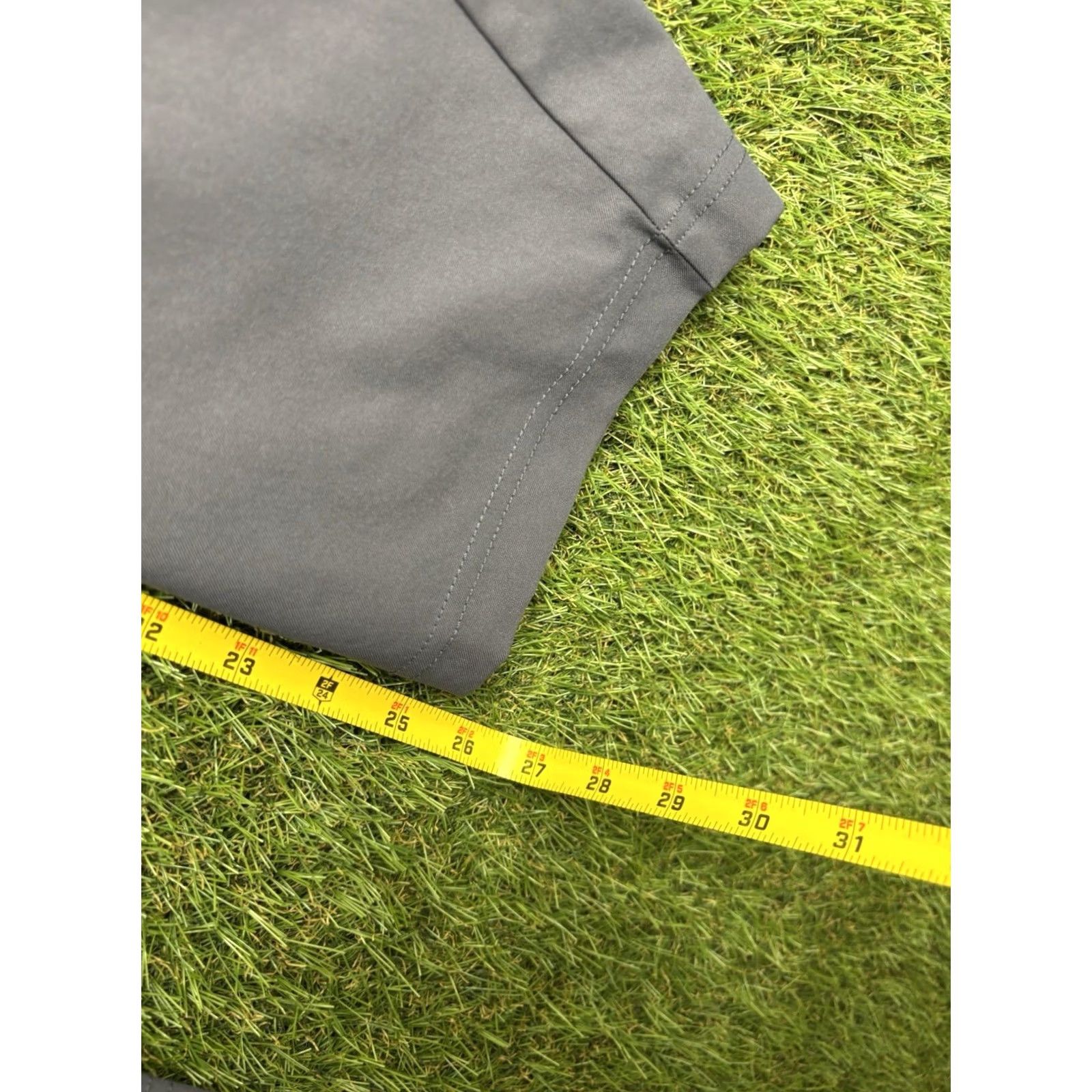 Vintage Public Rec Dealmaker Pants Slim 33x28 Gray Polyester Chino Men Straight Front 5-Pocket Flat Front Slimming Breathing Lightweight Size US 33 - 5 Thumbnail