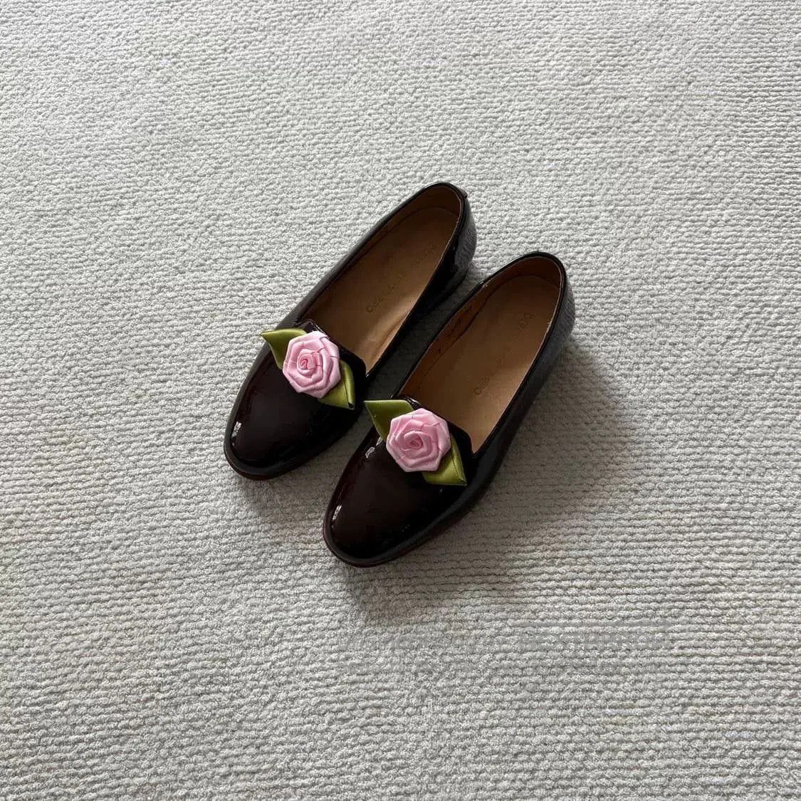 Vintage Vintage Floral Mary Jane Shoes. Size US 8.5 / IT 38.5 - 3 Thumbnail