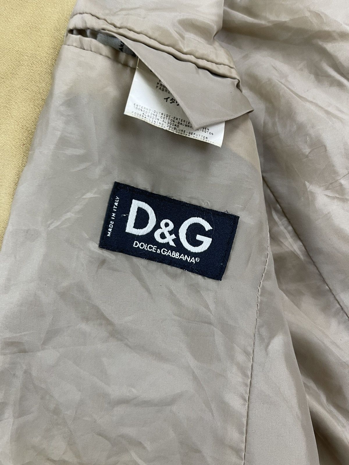 Dolce & Gabbana × Vintage VINTAGE D&G Dolce & Gabbana Italy Double Breast Blazer Size US M / EU 48-50 / 2 - 7 Thumbnail