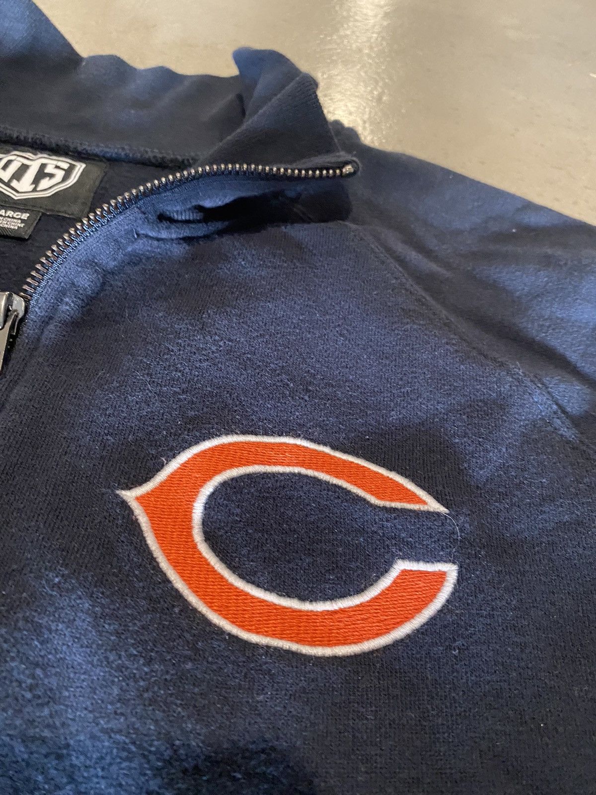 NFL × Vintage NFL Chicago Bears HalfZip Jacket Size US XL / EU 56 / 4 - 4 Thumbnail