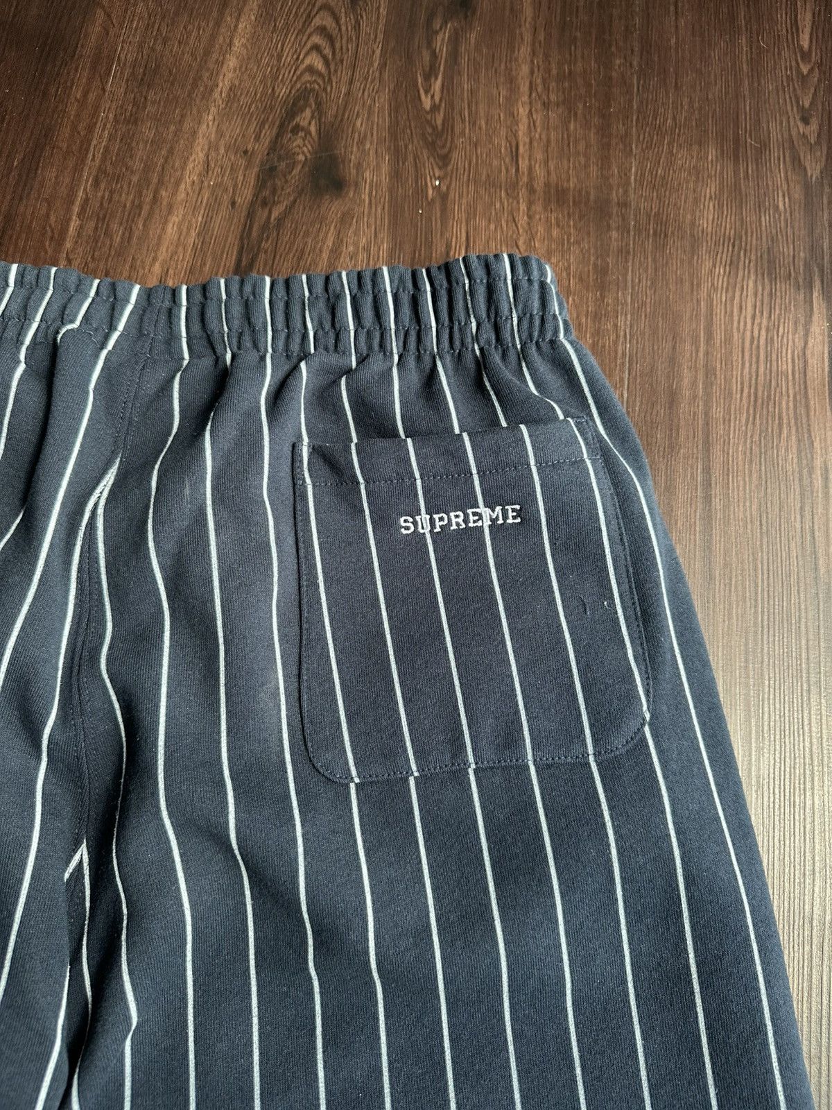 Supreme Supreme Devil S Logo Pinstripe Sweatpants Size Large Size US 34 / EU 50 - 15 Thumbnail