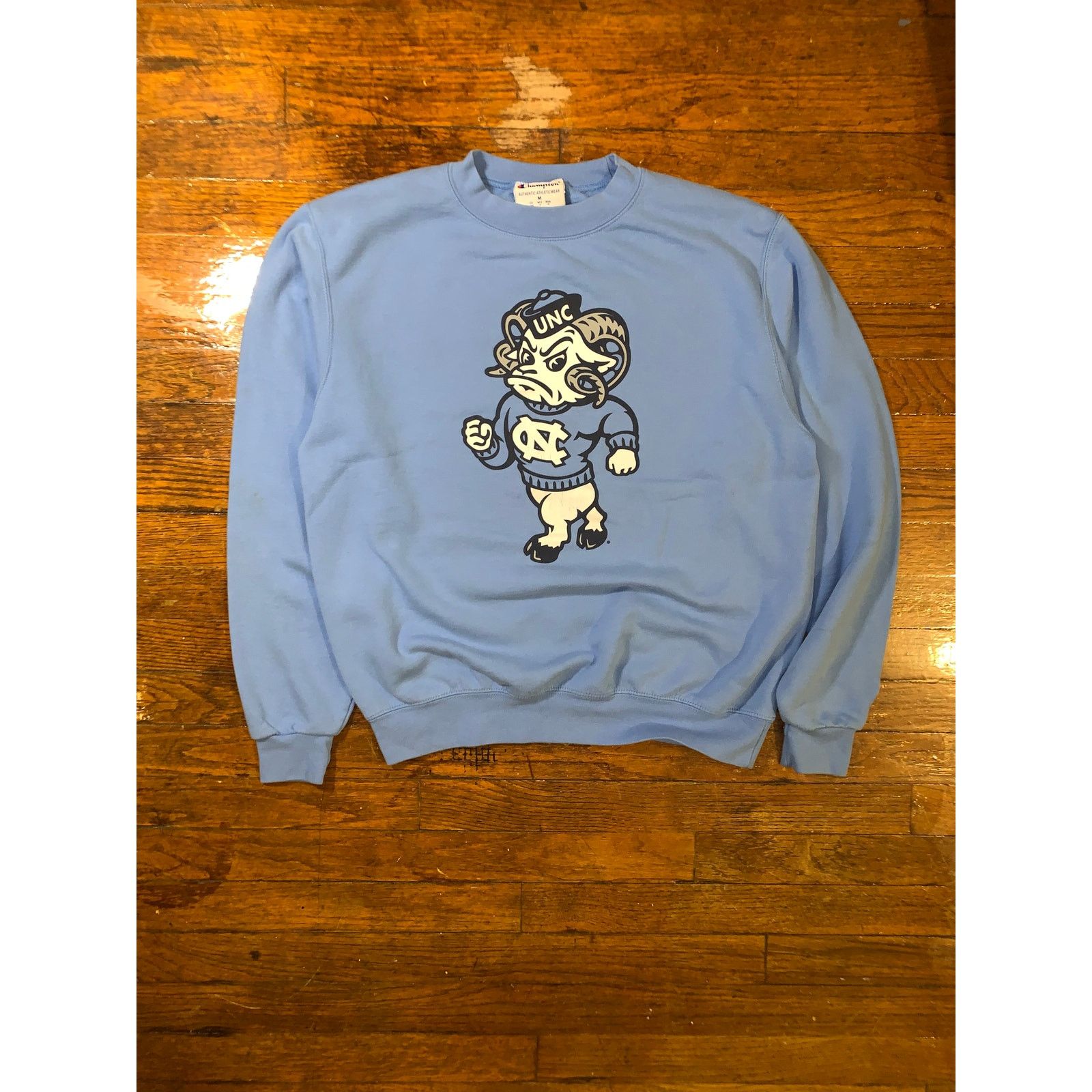 Champion × NCAA UNC Tar Heels Crewneck Sweatshirt Medium Blue Champion NCAA Size US M / EU 48-50 / 2 - 1 Thumbnail