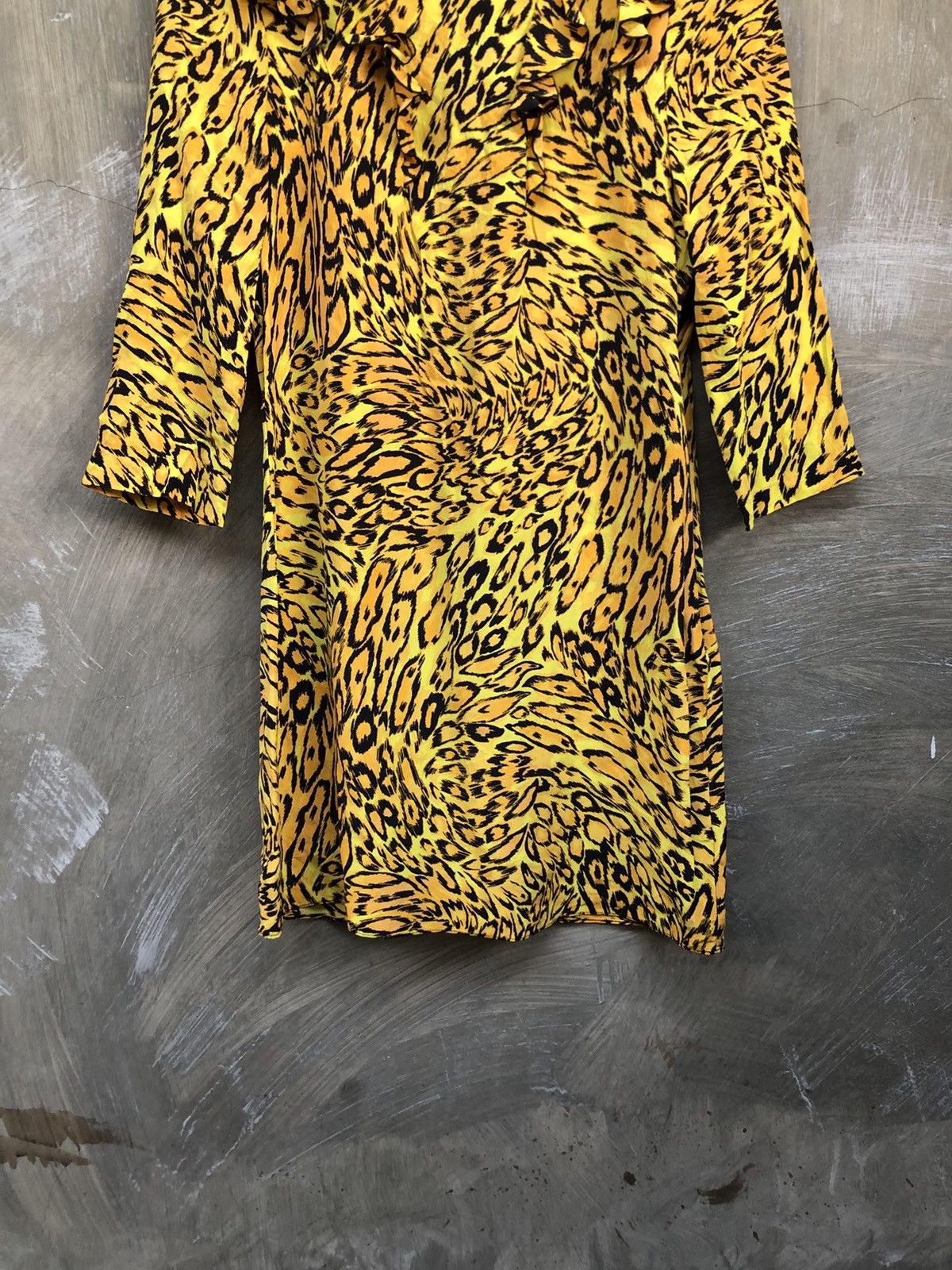 Juicy Couture × Vintage Y2K💥 Juicy Couture Tiger Patern Midi Dress Size S / US 4 / IT 40 - 8 Thumbnail