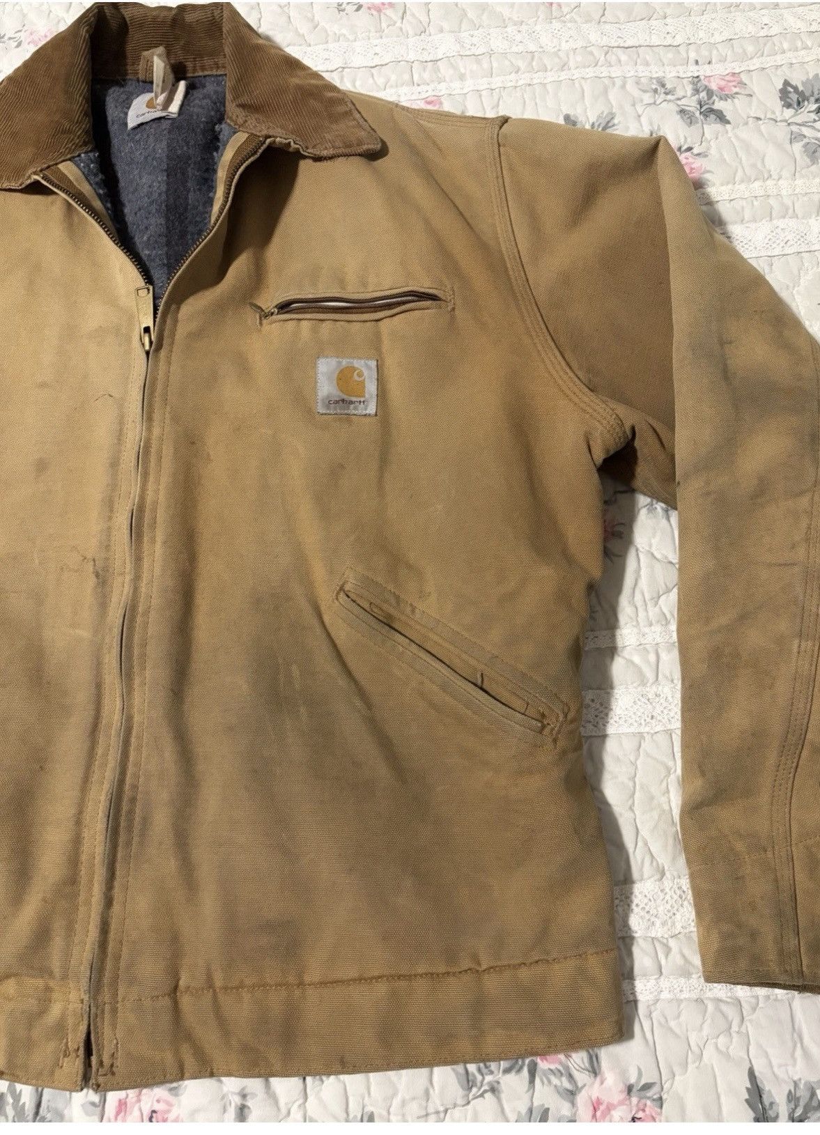 Carhartt Vintage Carhartt 6 BLJ tan detroit canvas blanket lining Size US S / EU 44-46 / 1 - 4 Thumbnail