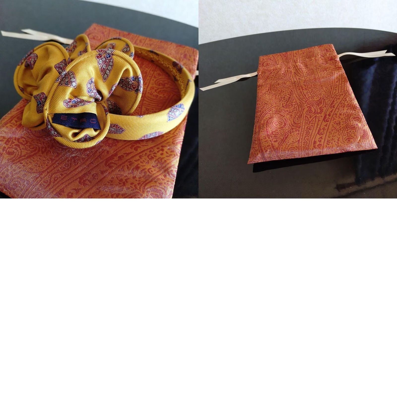 Etro Etro Headband Scrunchie Drawstring Bag Women Hair Accessory Luxury Model Li Size ONE SIZE - 10 Thumbnail