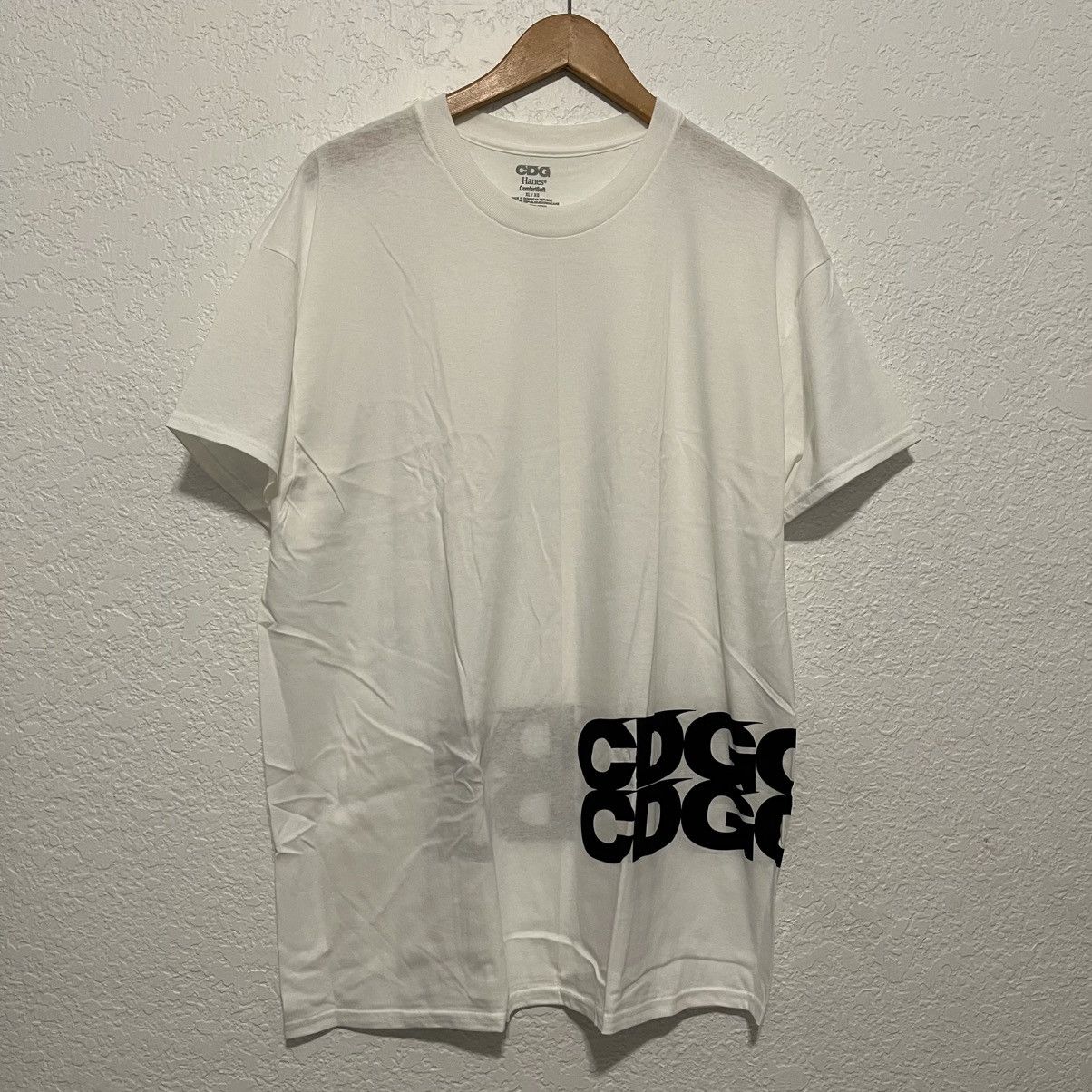 Comme des Garcons Short Sleeve White CDG 1986 ete logo print T
