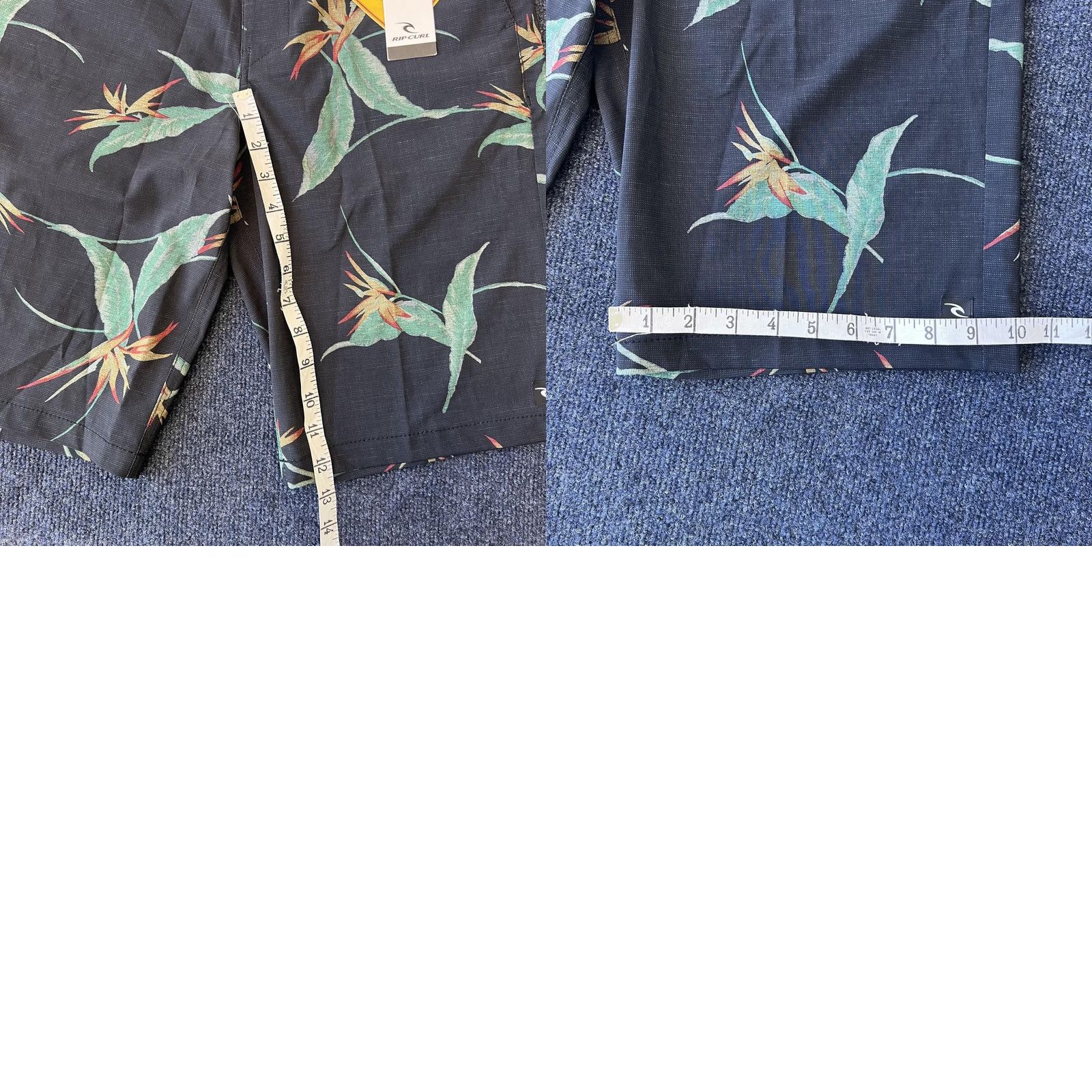 Rip Curl Rip Curl Boardwalks Shorts Mens 28 Black Floral Bird Paradise Surfer Walkshort Size US 28 / EU 44 - 8 Thumbnail