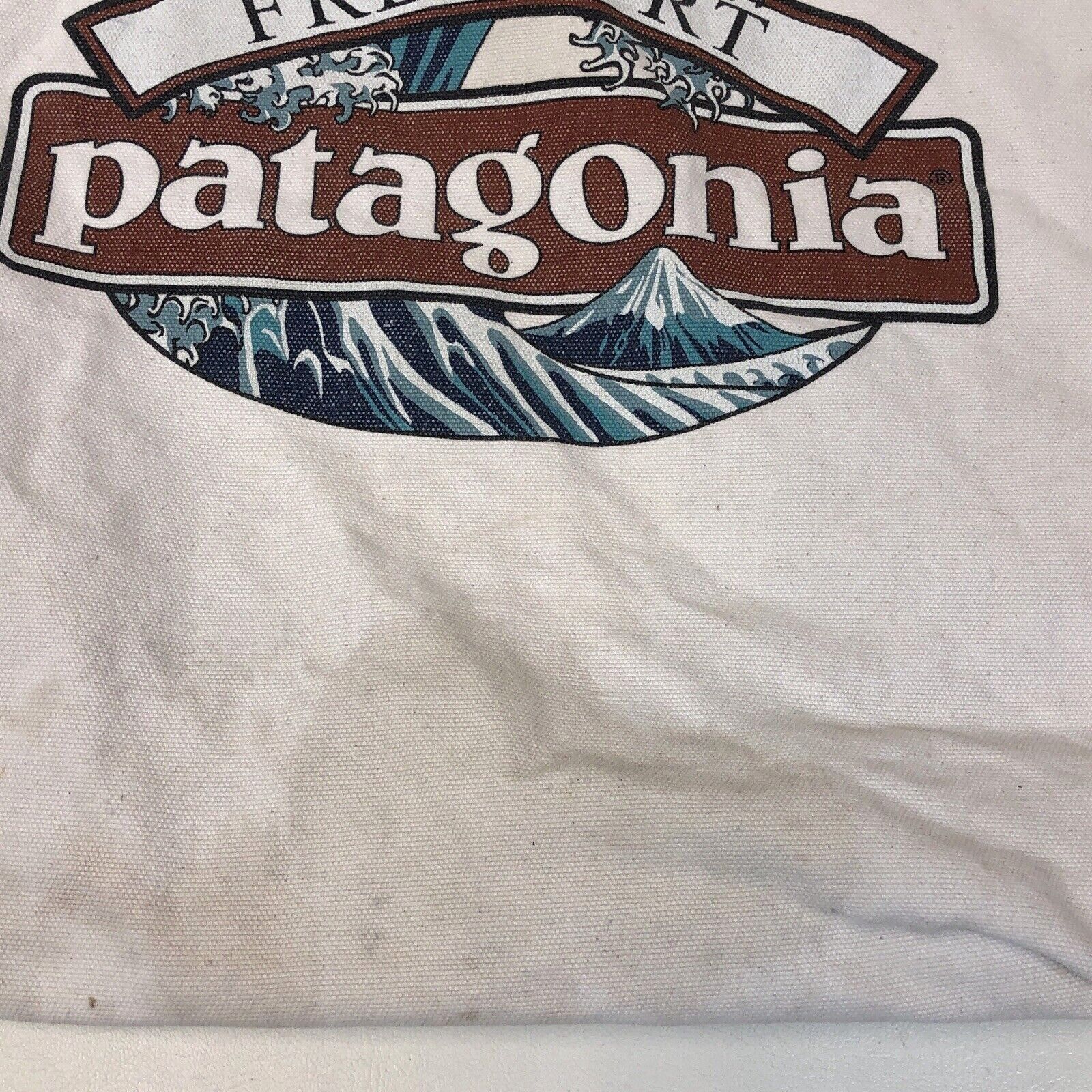 Patagonia × Vintage Patagonia Freeport Maine Benefecial T's 90s Tote Bag Size ONE SIZE - 3 Thumbnail