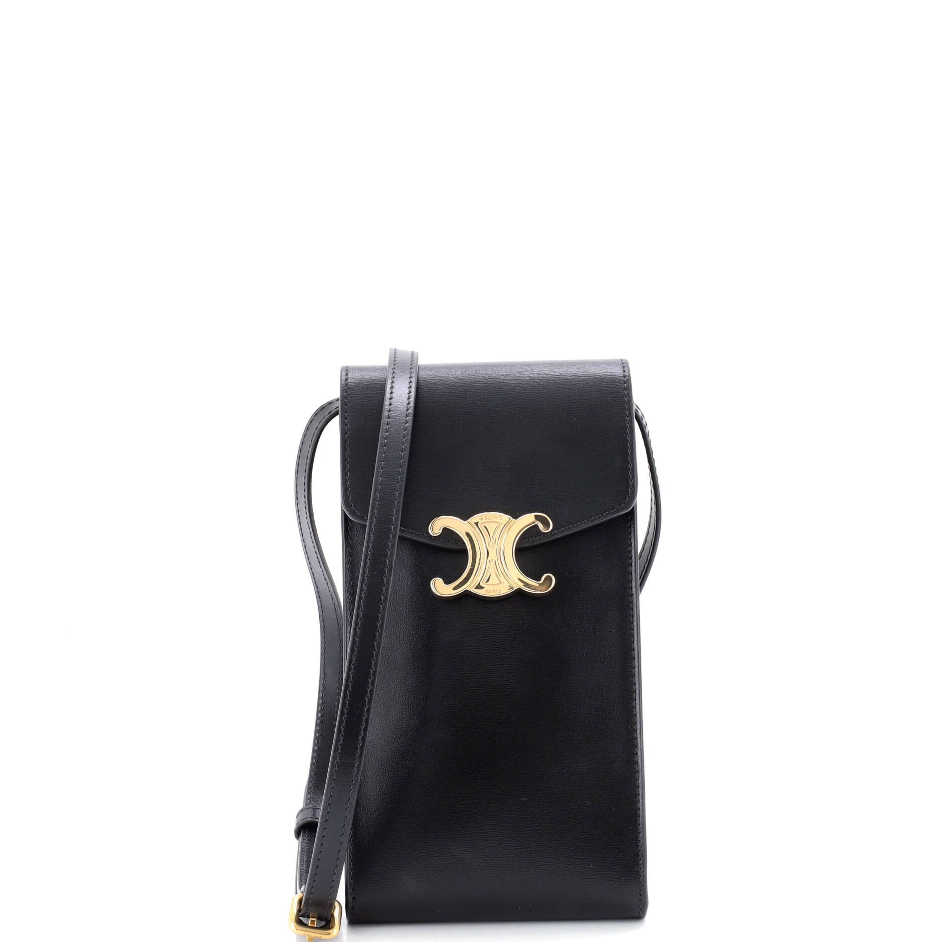 Celine Triomphe Flap Phone Holder Crossbody Size ONE SIZE - 1 Thumbnail